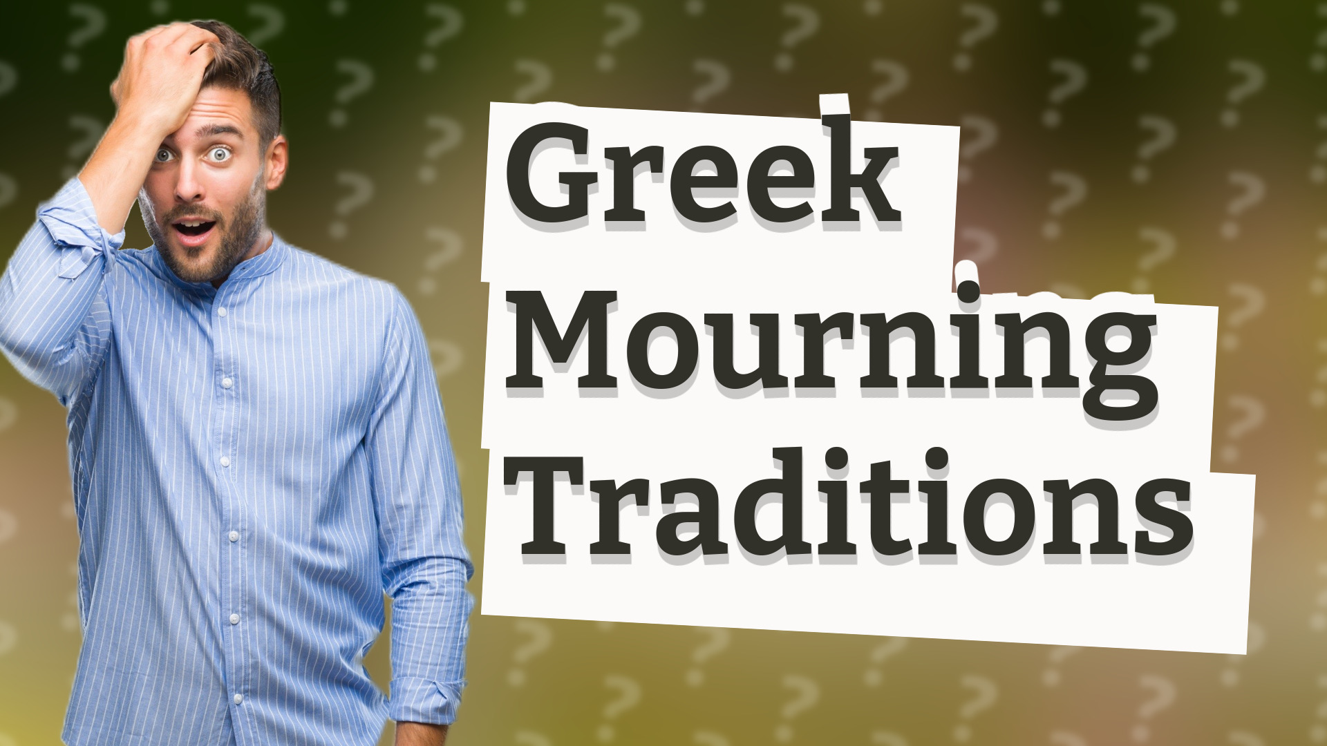 Greek Mourning Traditions