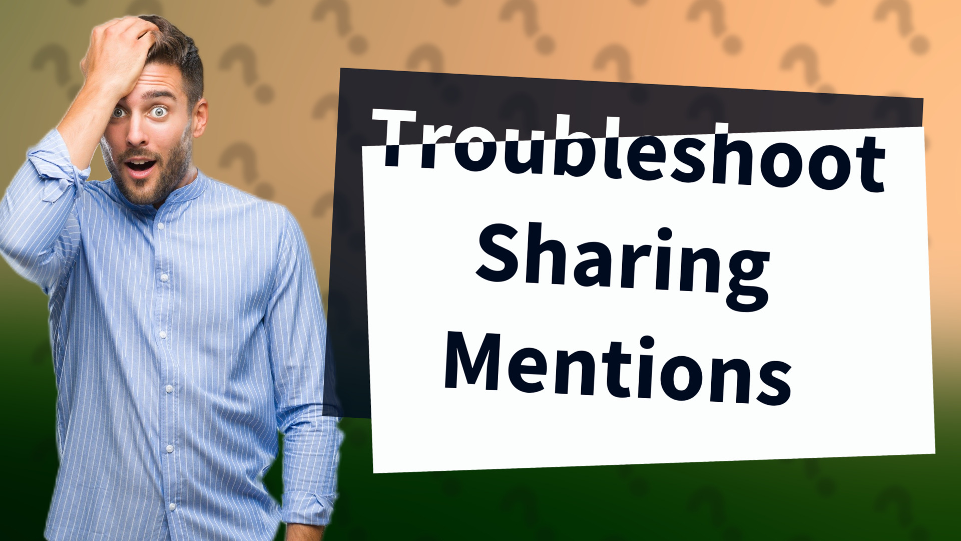 Troubleshoot Sharing Mentions