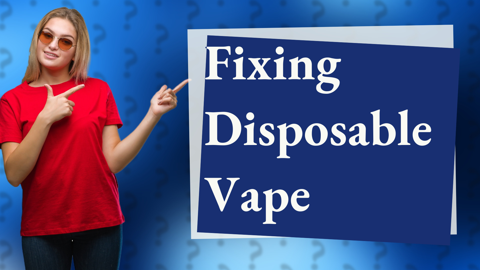 Fixing Disposable Vape