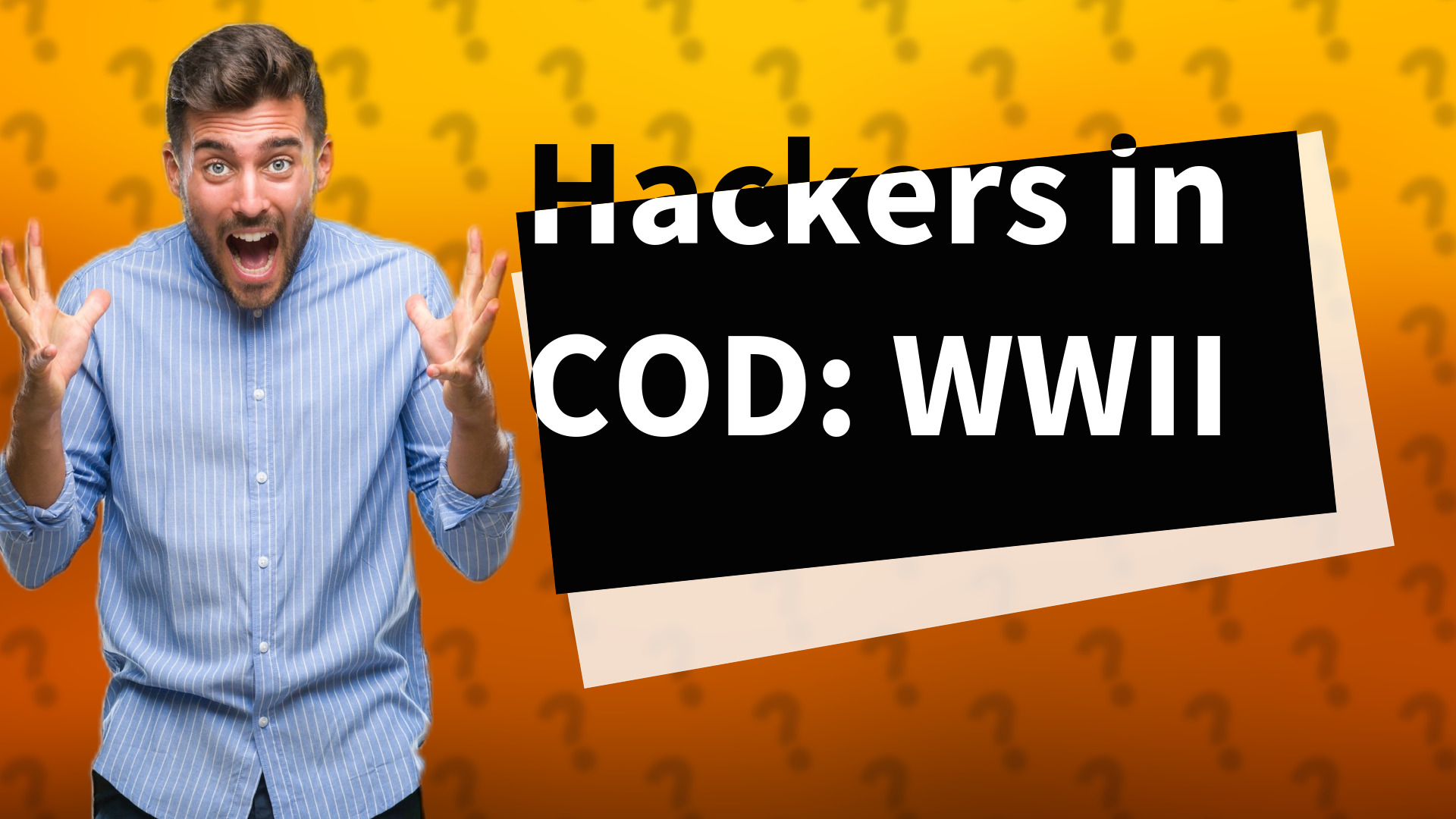 Hackers in COD: WWII