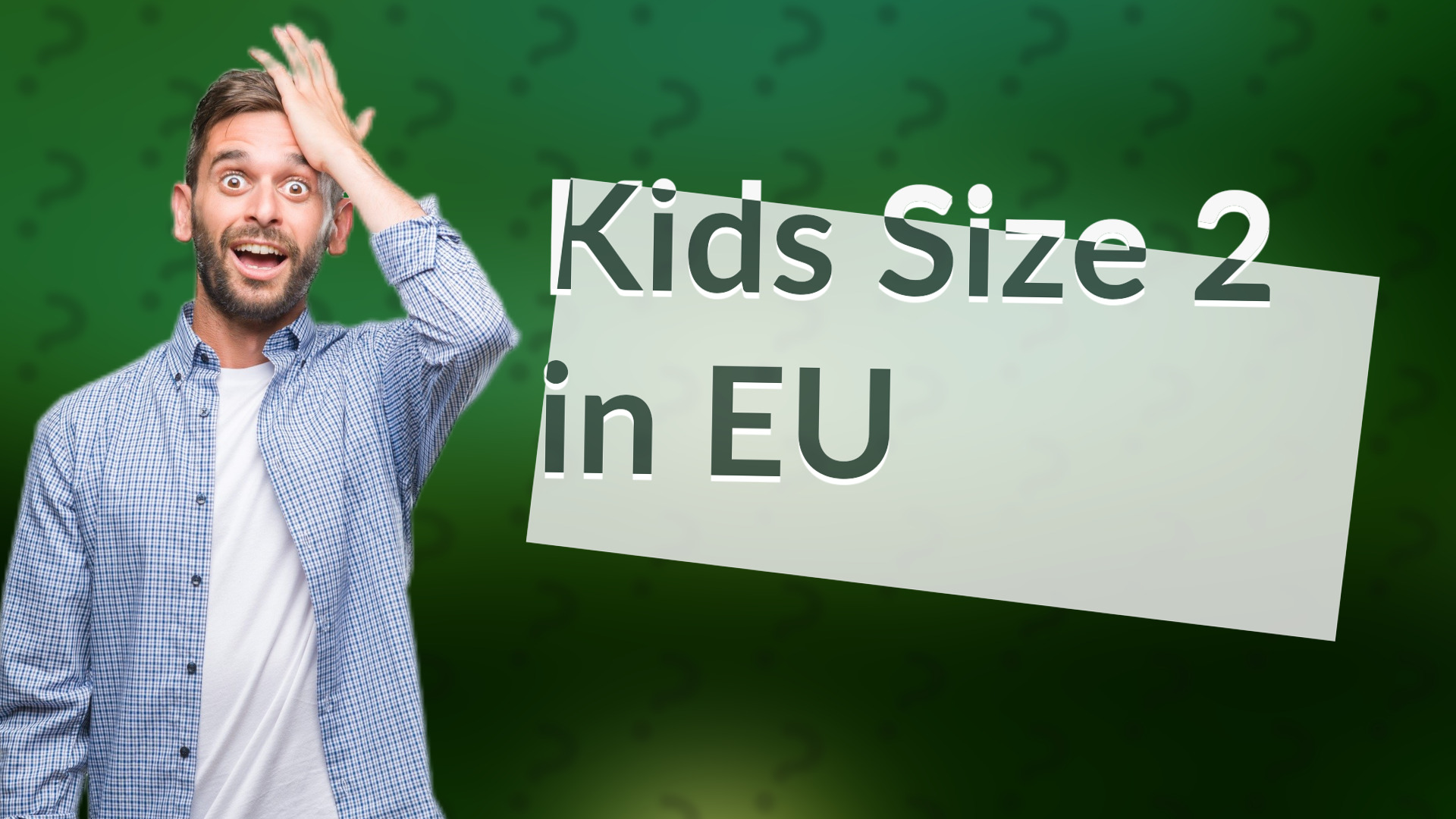 Kids Size 2 in EU