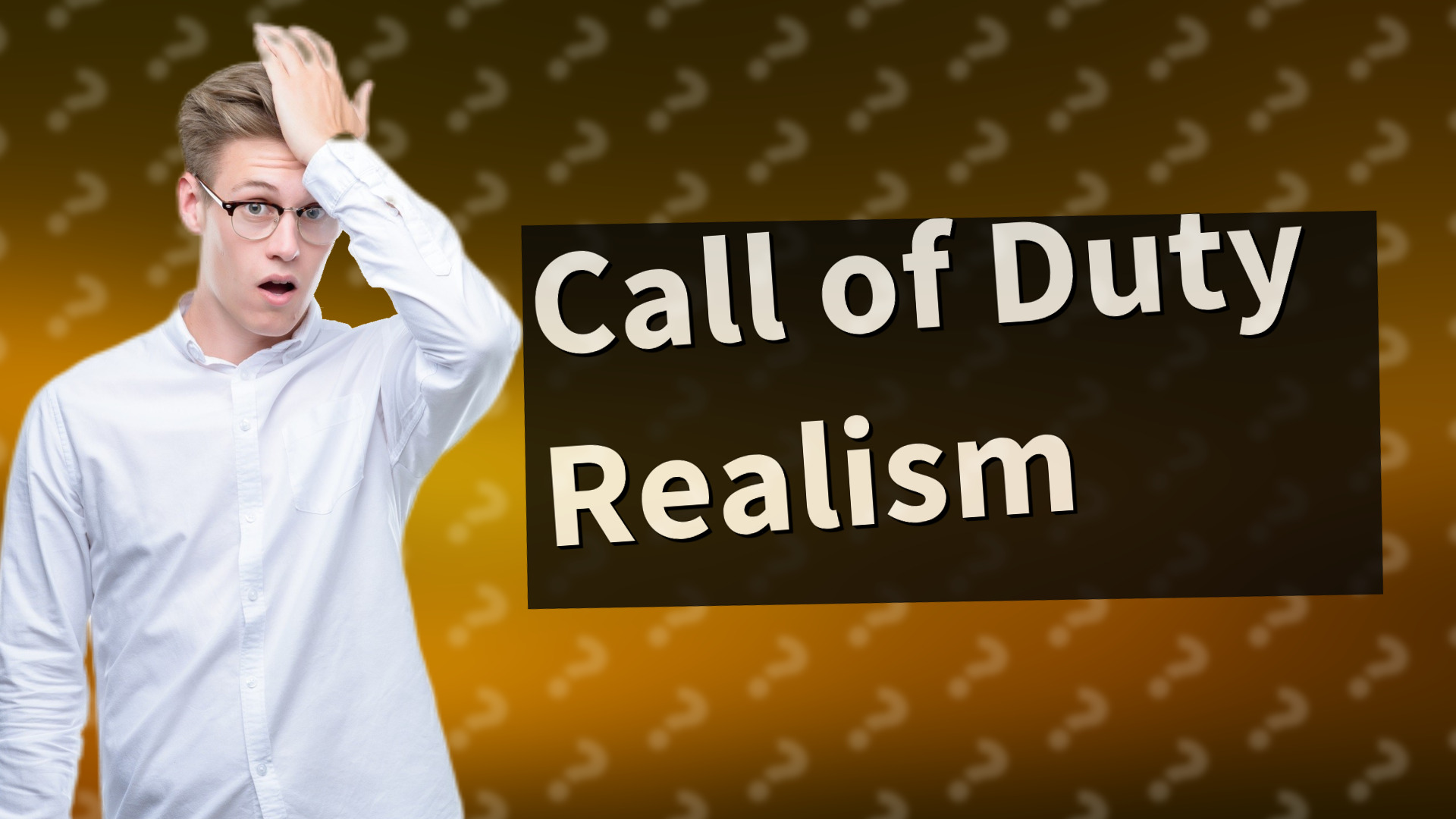 Call of Duty Realism