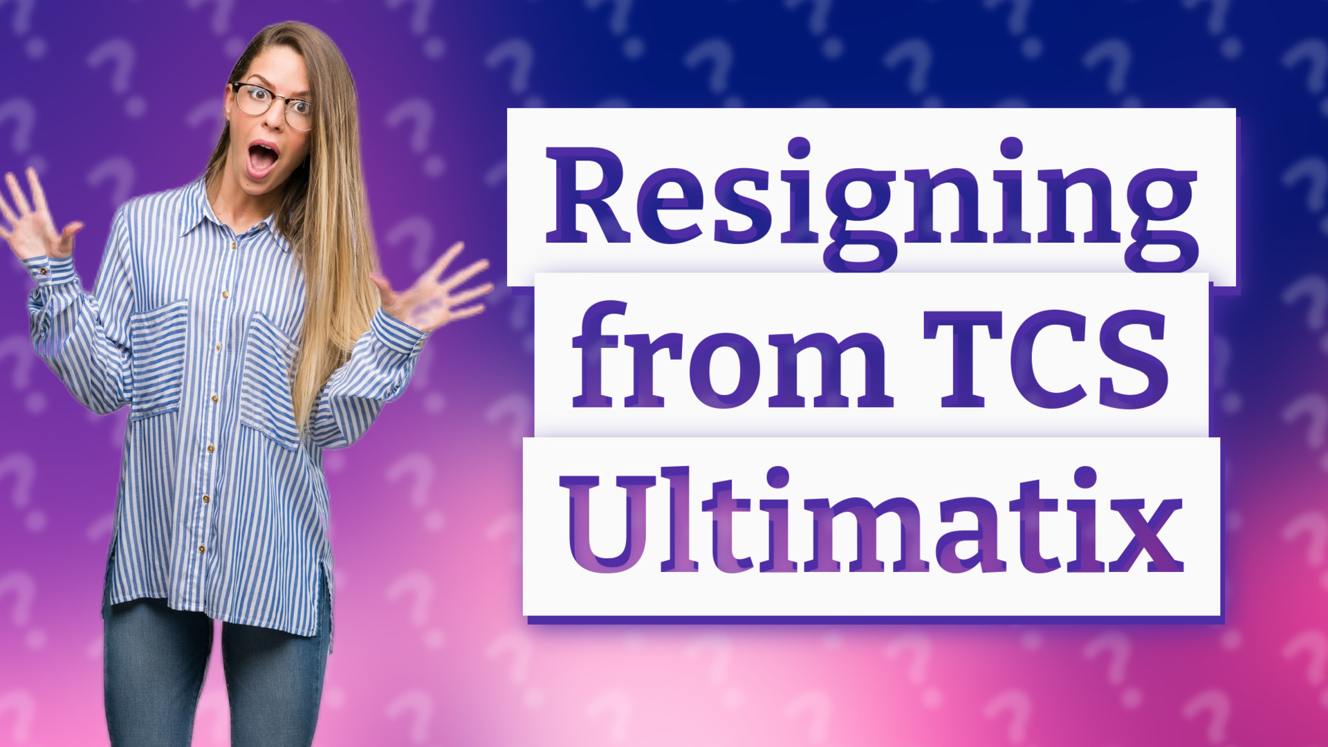 Resigning from TCS Ultimatix