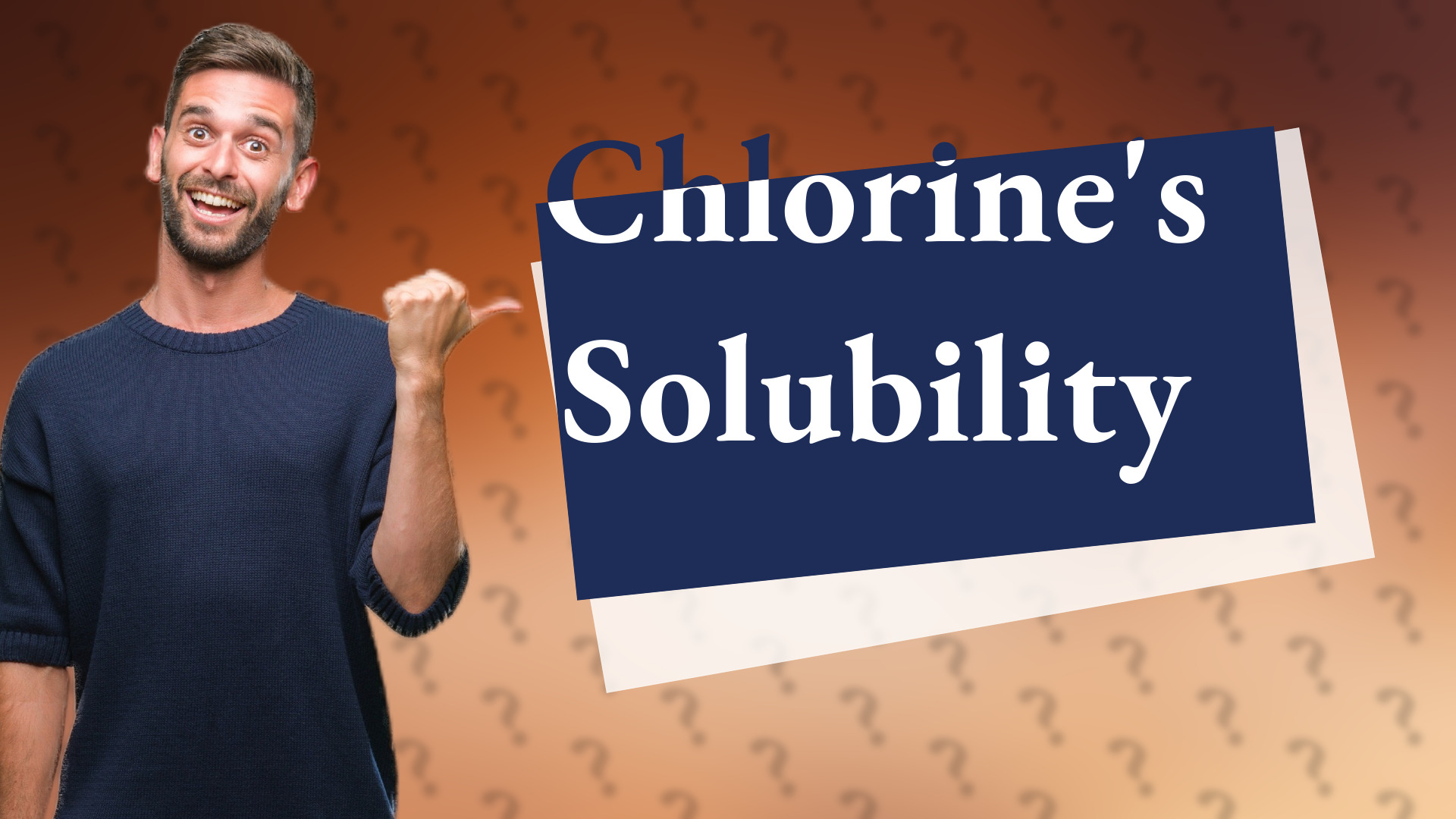Chlorine's Solubility