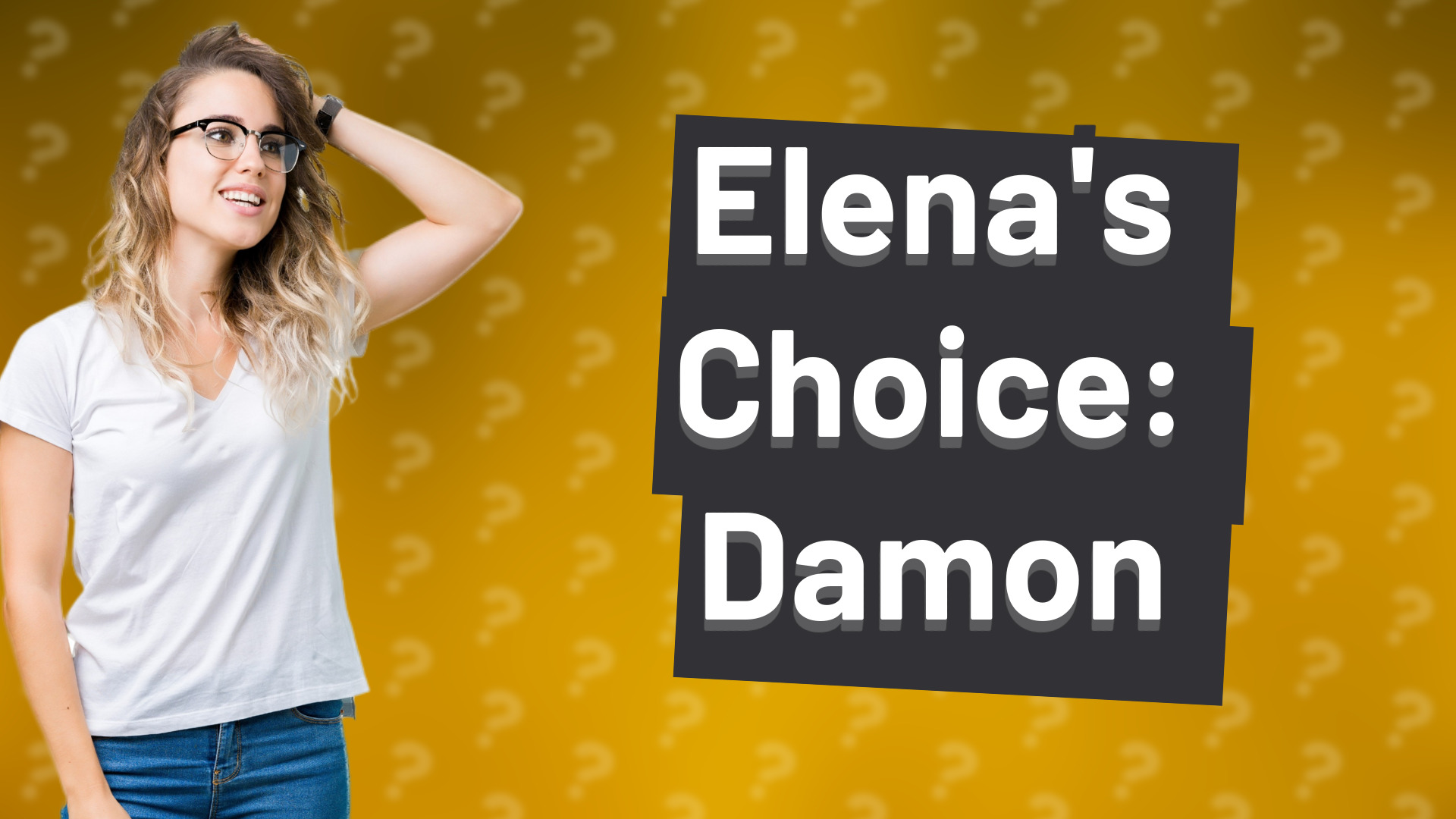 Elena's Choice: Damon