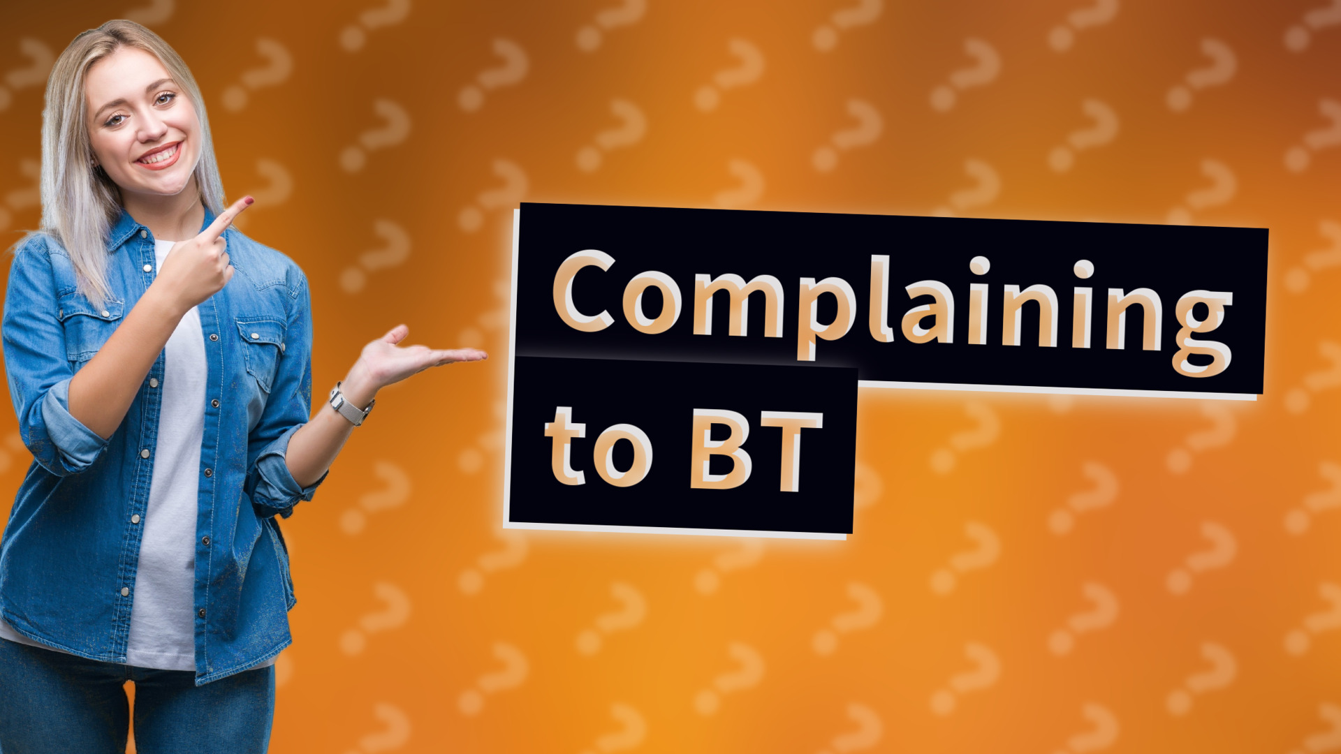 Complaining to BT