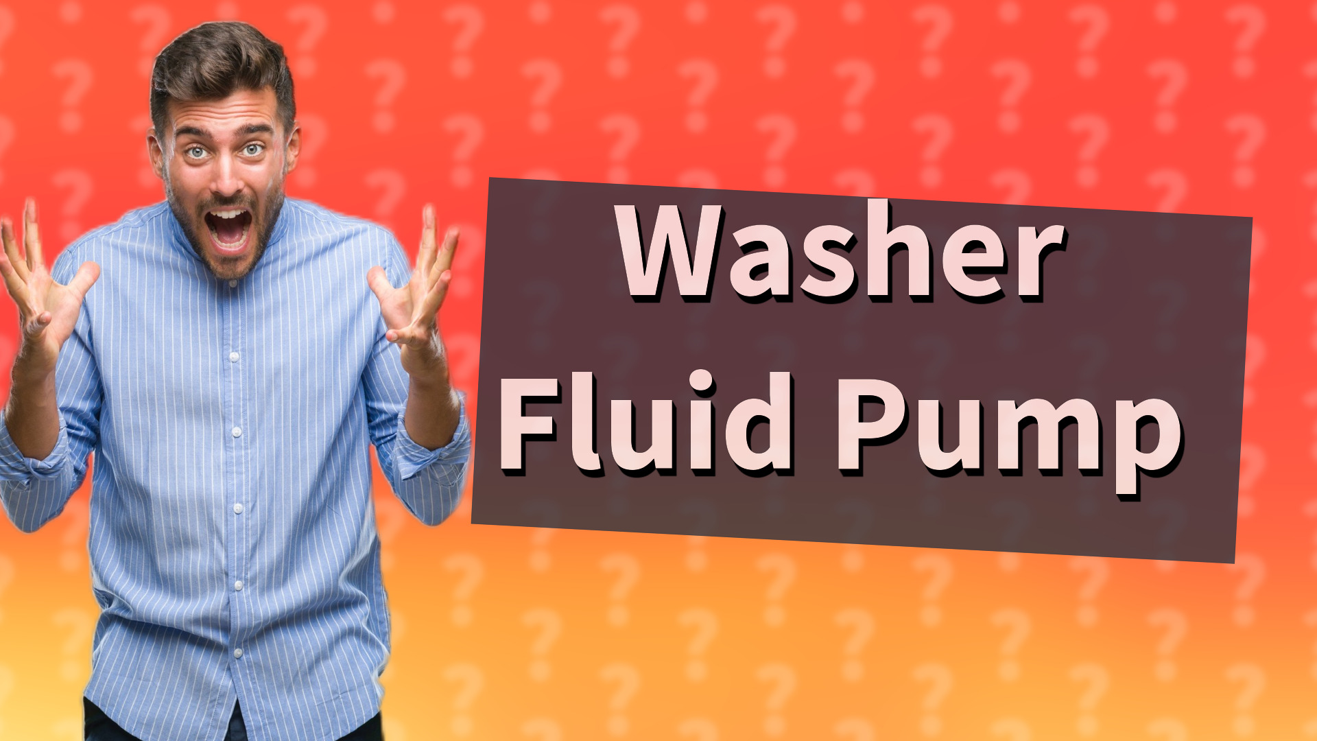 Washer Fluid Pump