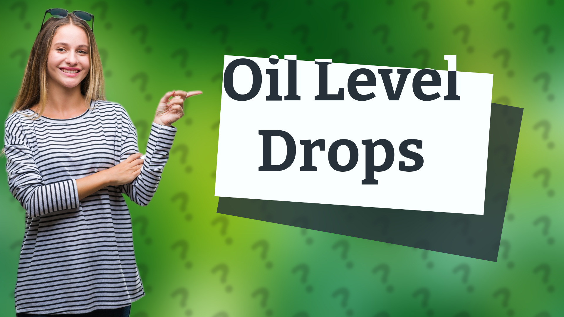 Oil Level Drops