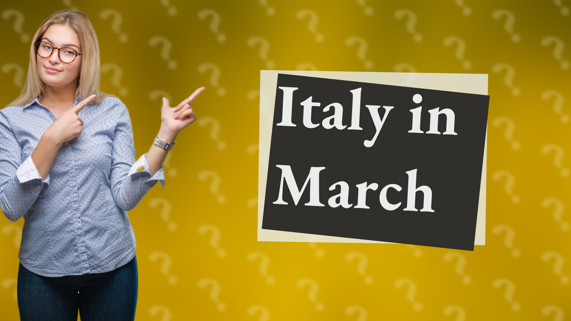 Italy in March