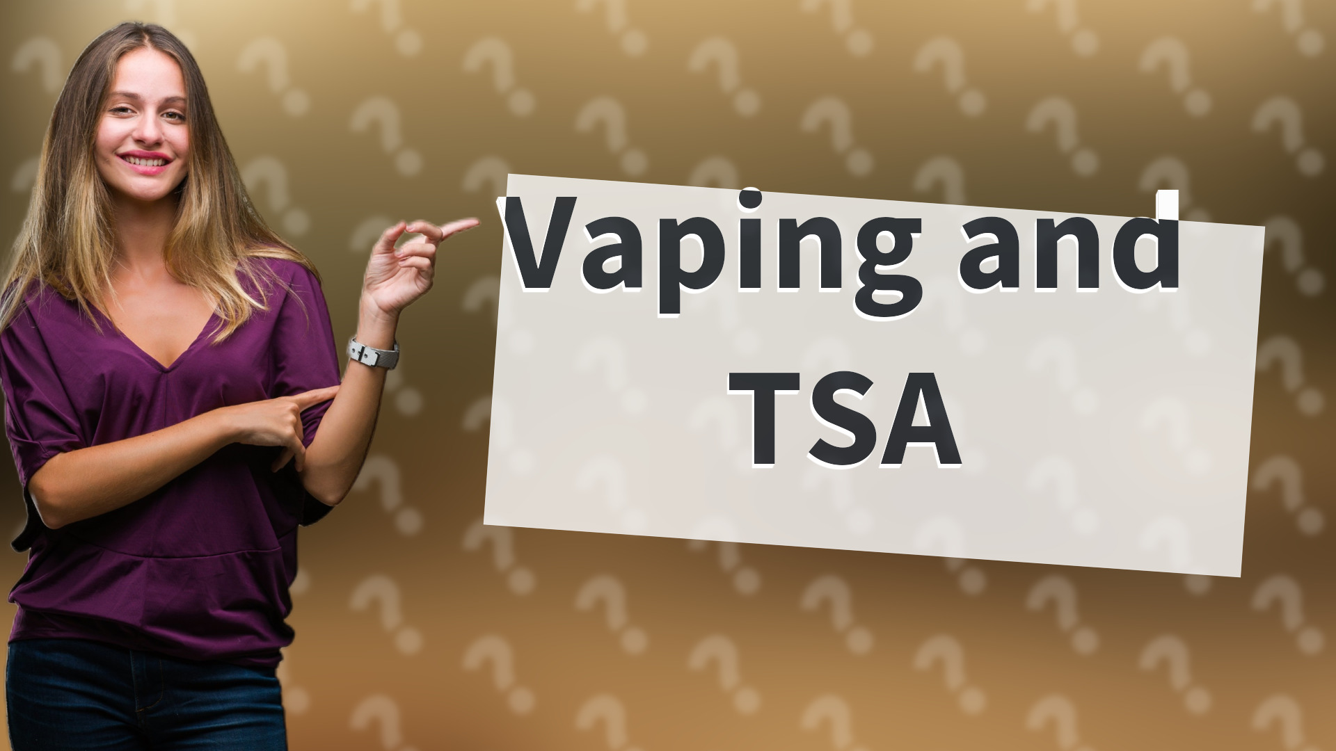 Vaping and TSA