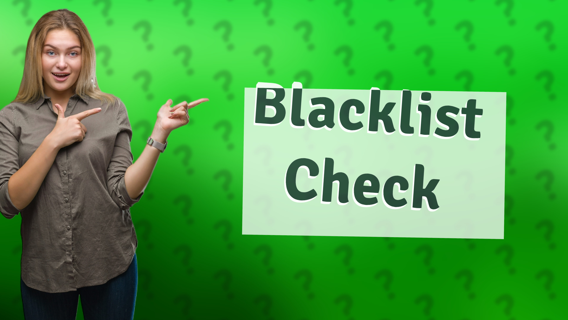 Blacklist Check