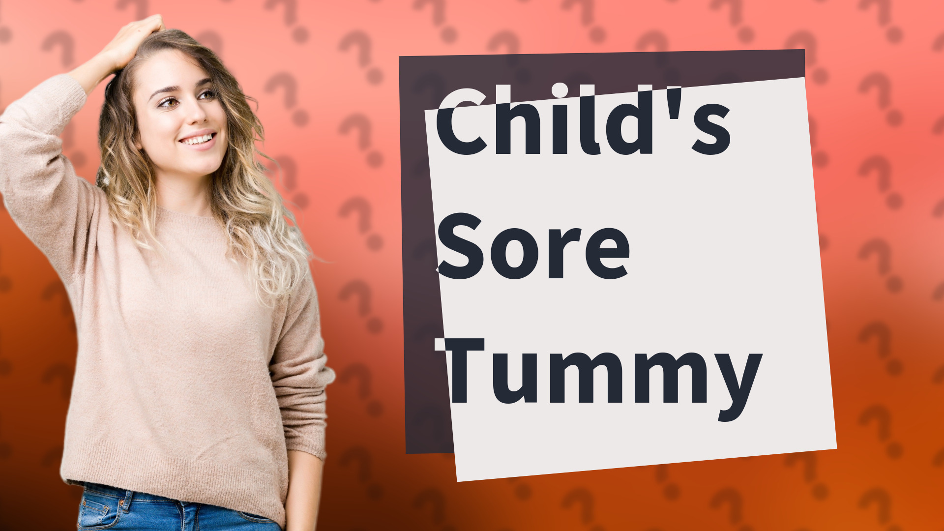Child's Sore Tummy