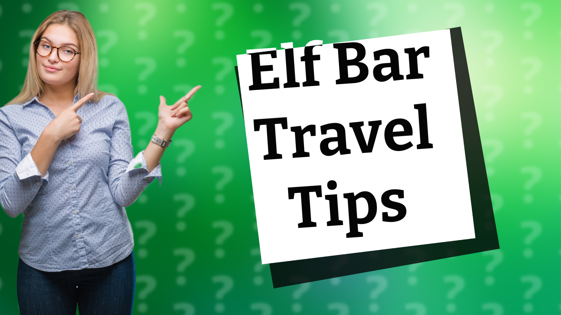 Elf Bar Travel Tips