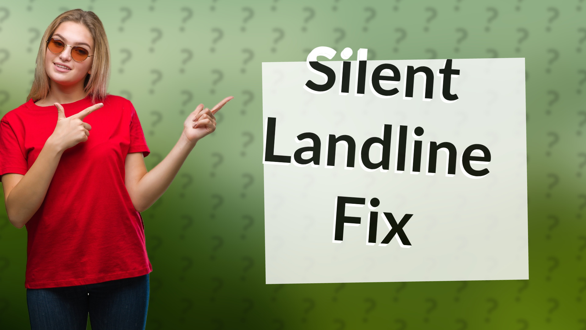Silent Landline Fix