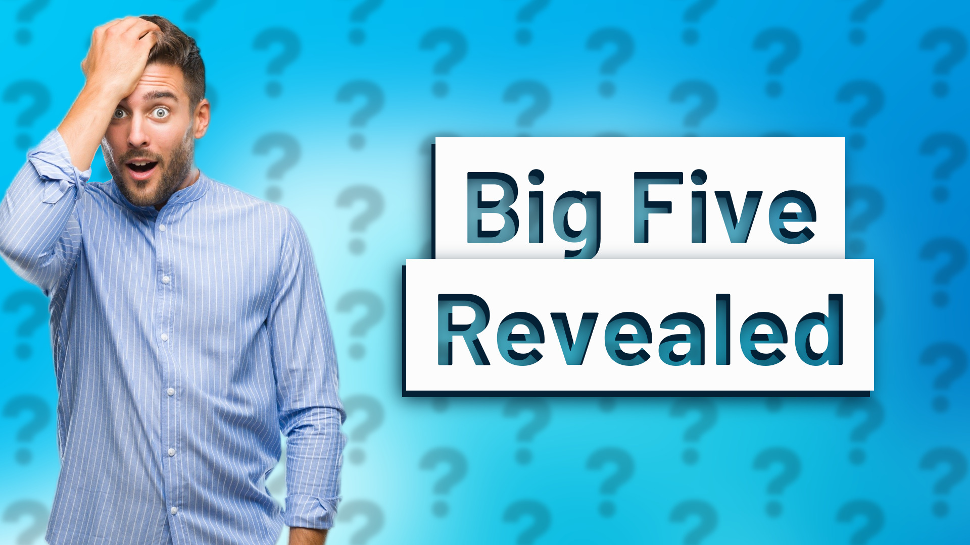 Big Five Revealed