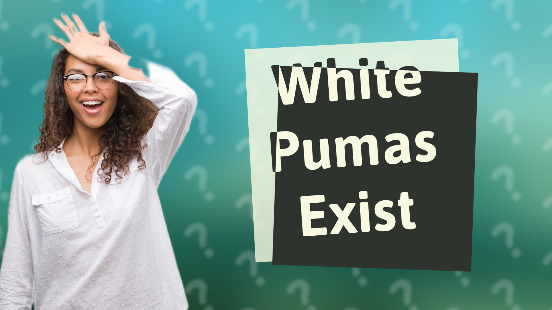 White Pumas Exist