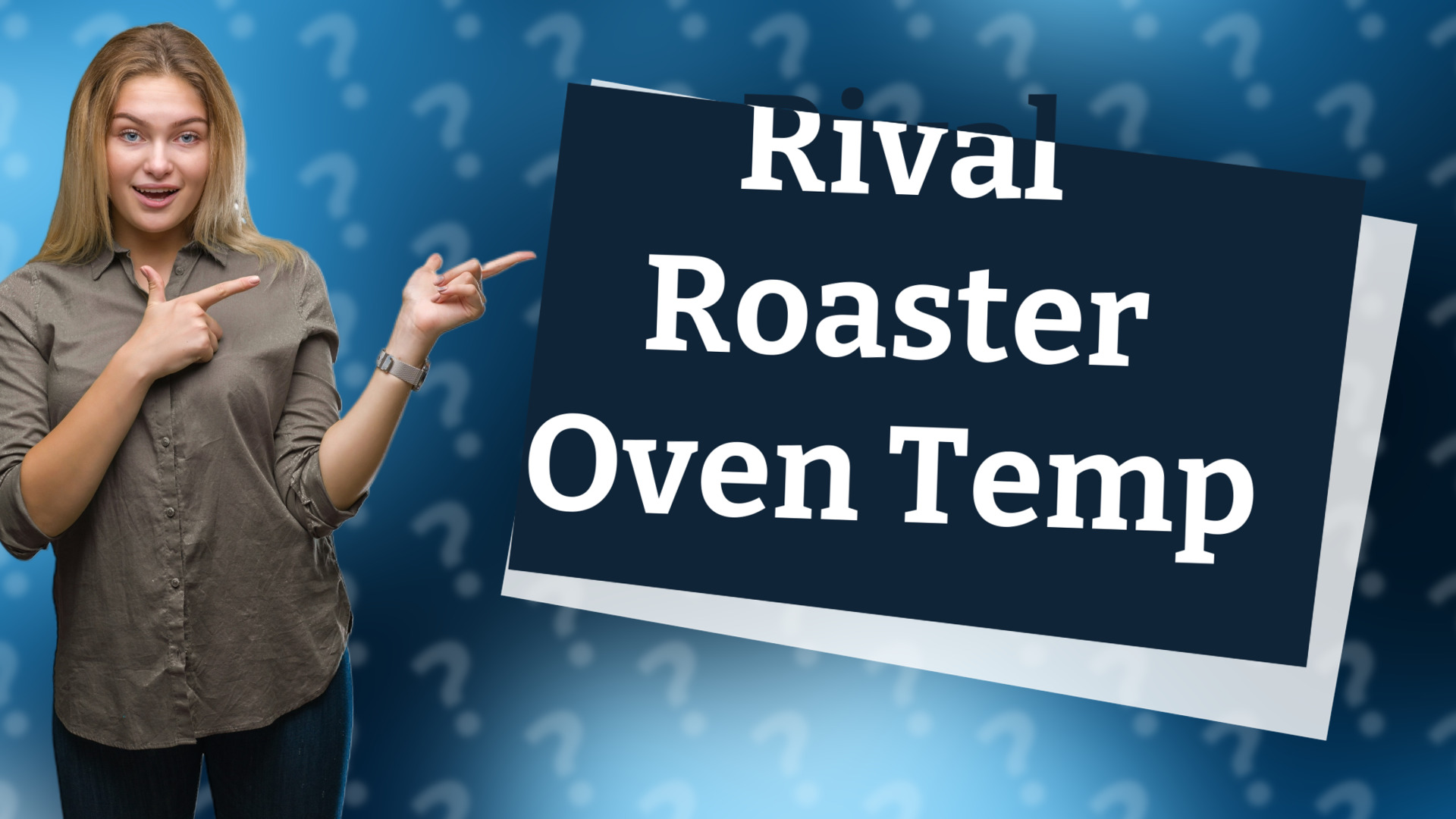 Rival Roaster Oven Temp