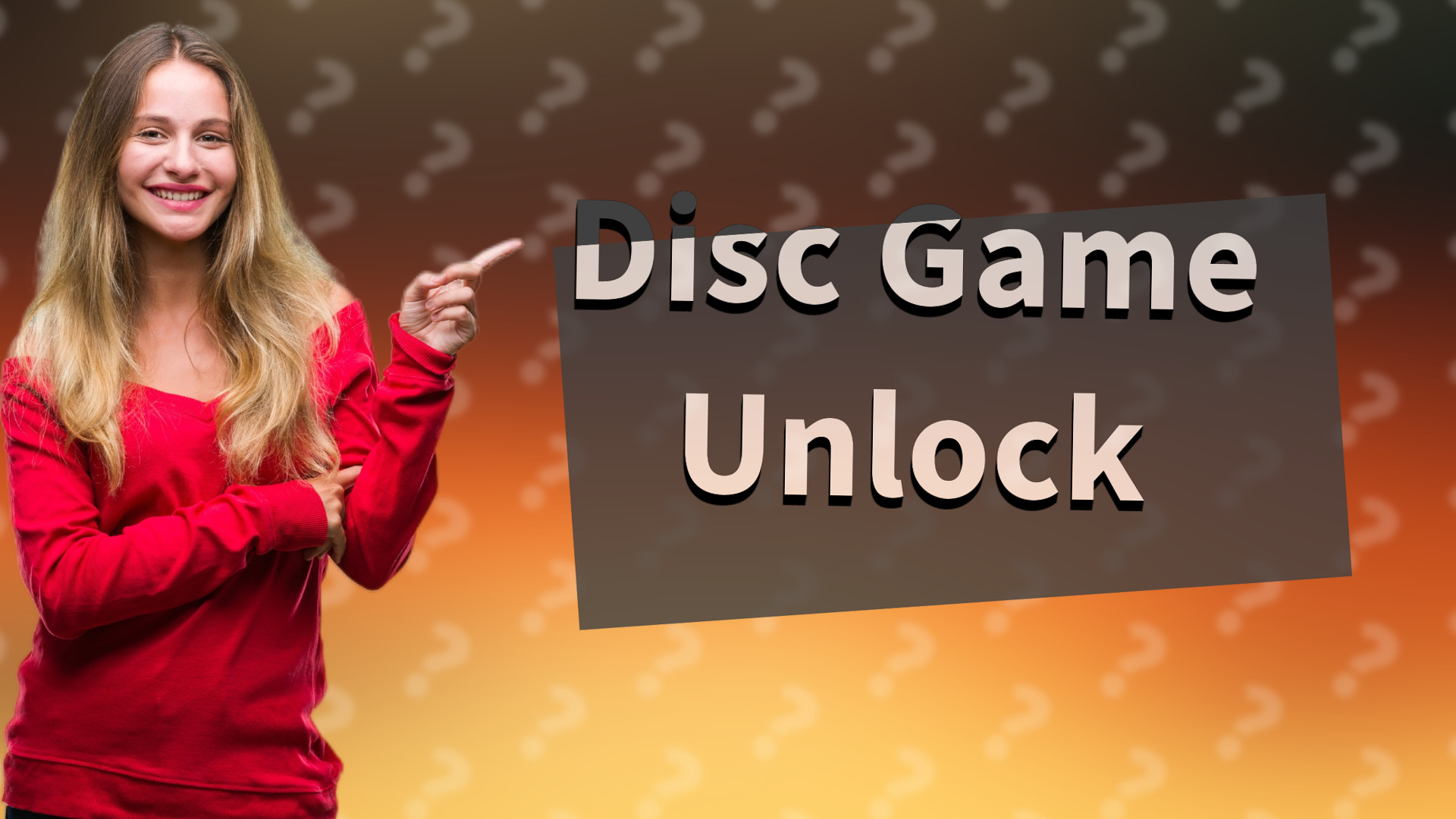 Disc Game Unlock
