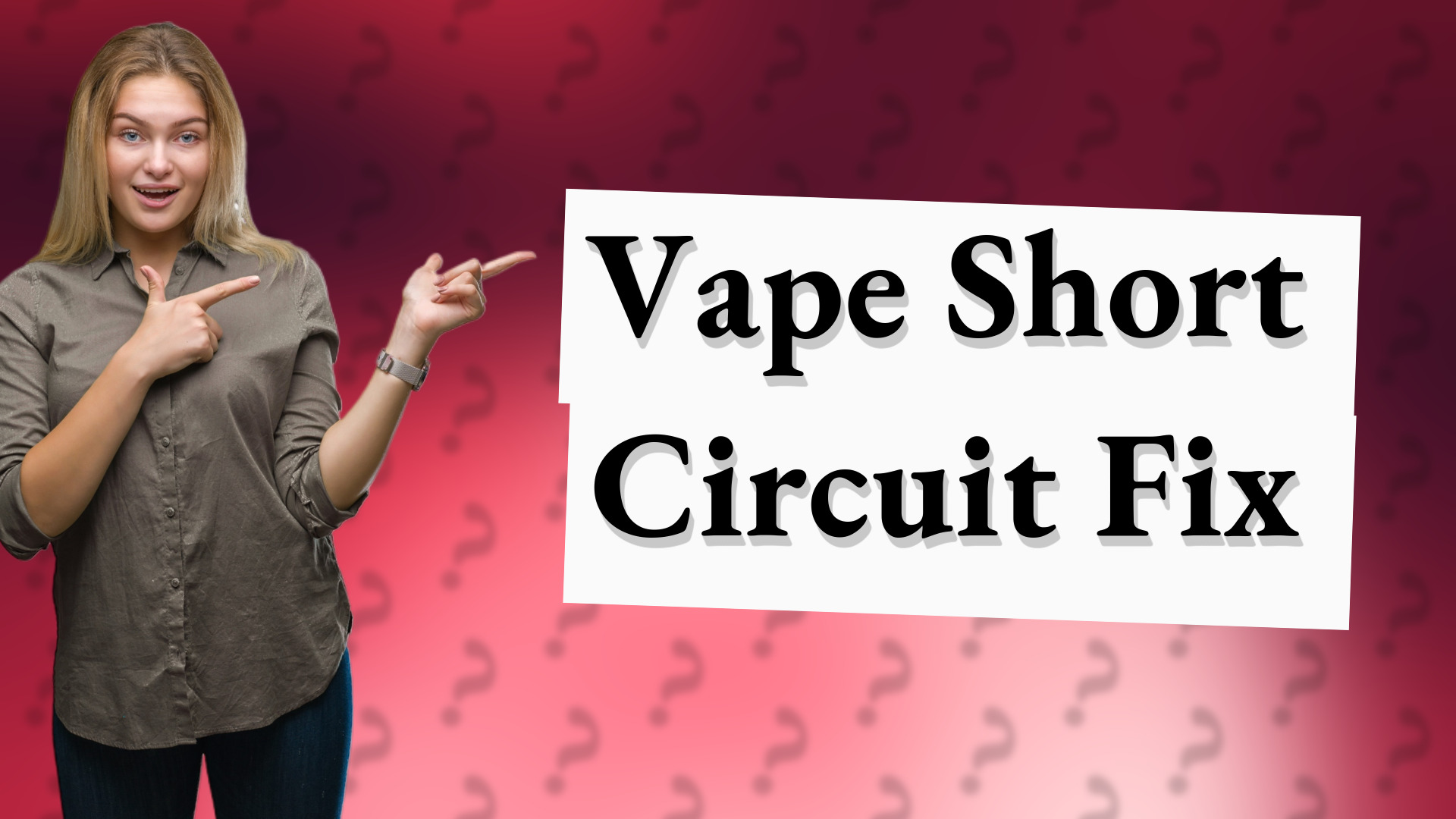 Vape Short Circuit Fix