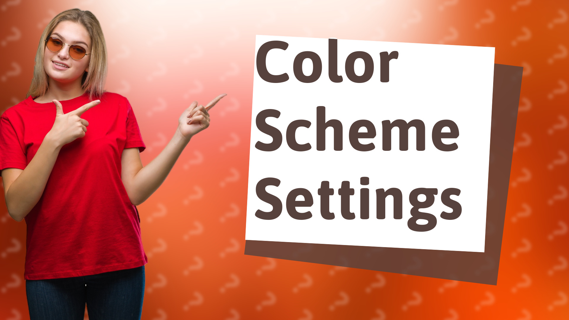 Color Scheme Settings