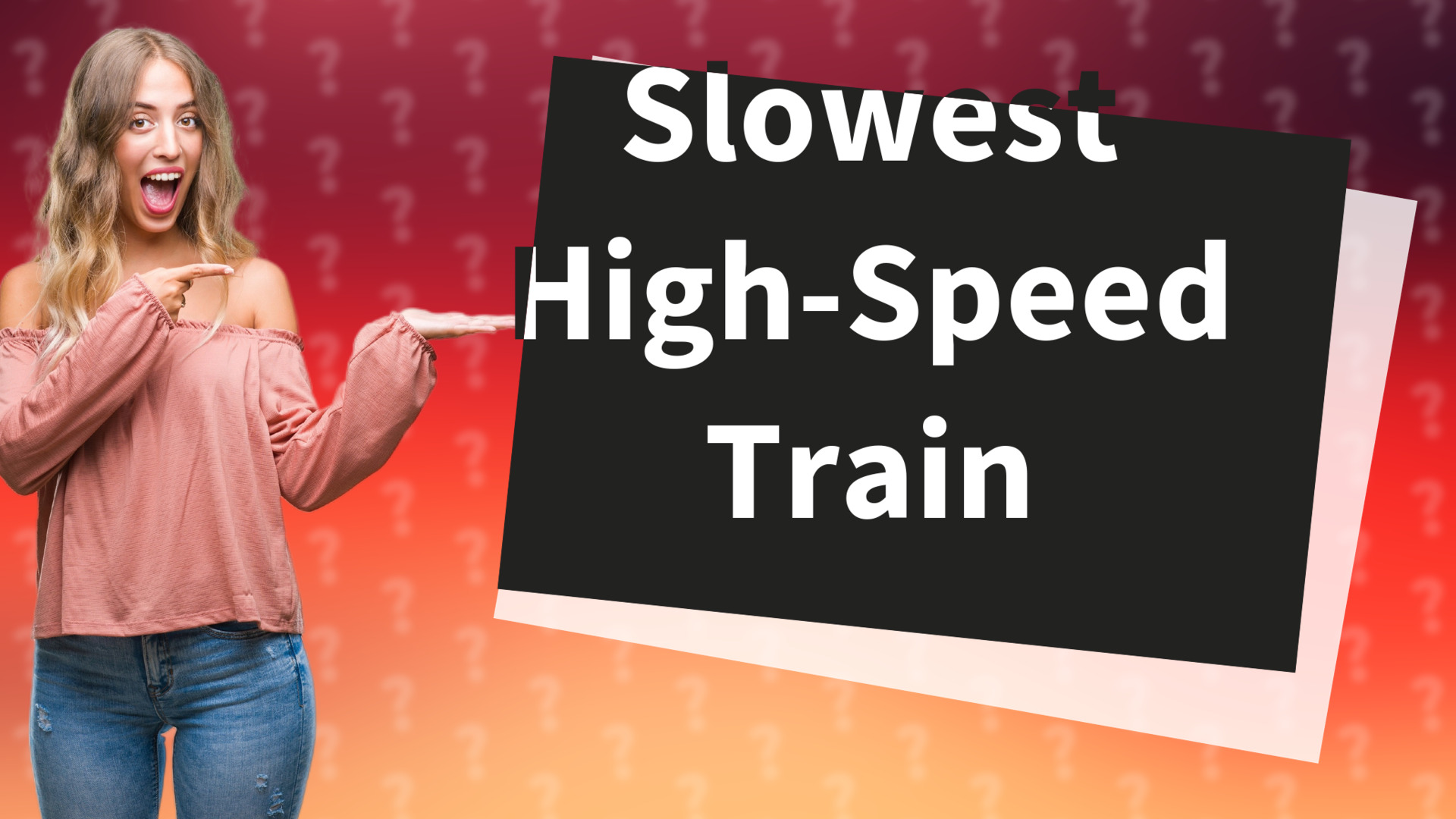 Slowest High-Speed Train