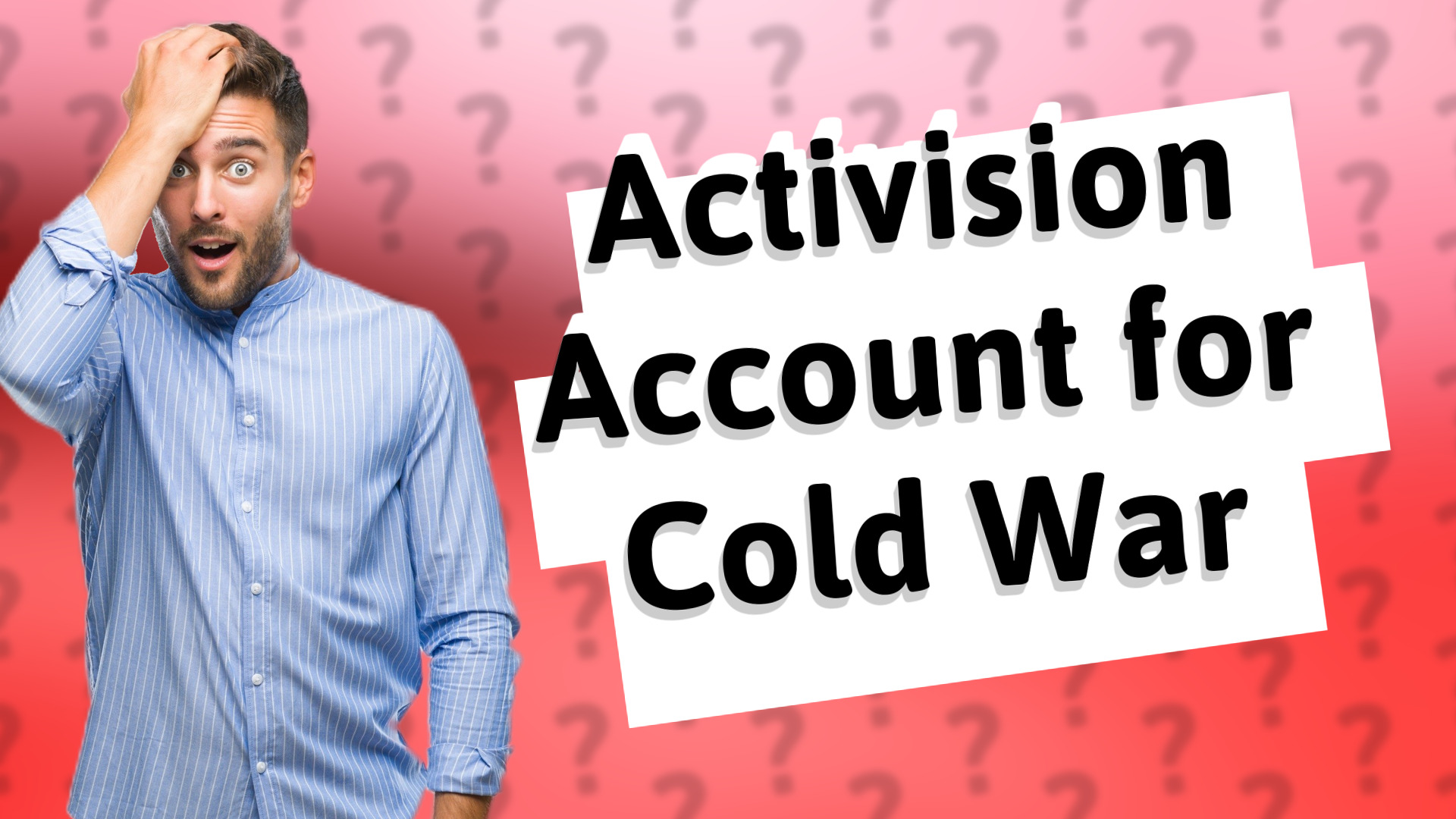 Activision Account for Cold War