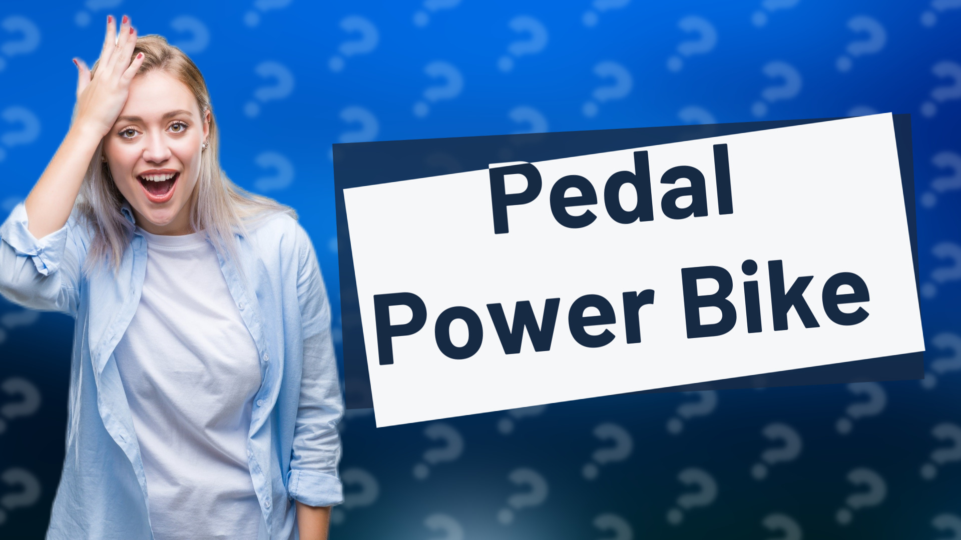 Pedal Power Bike