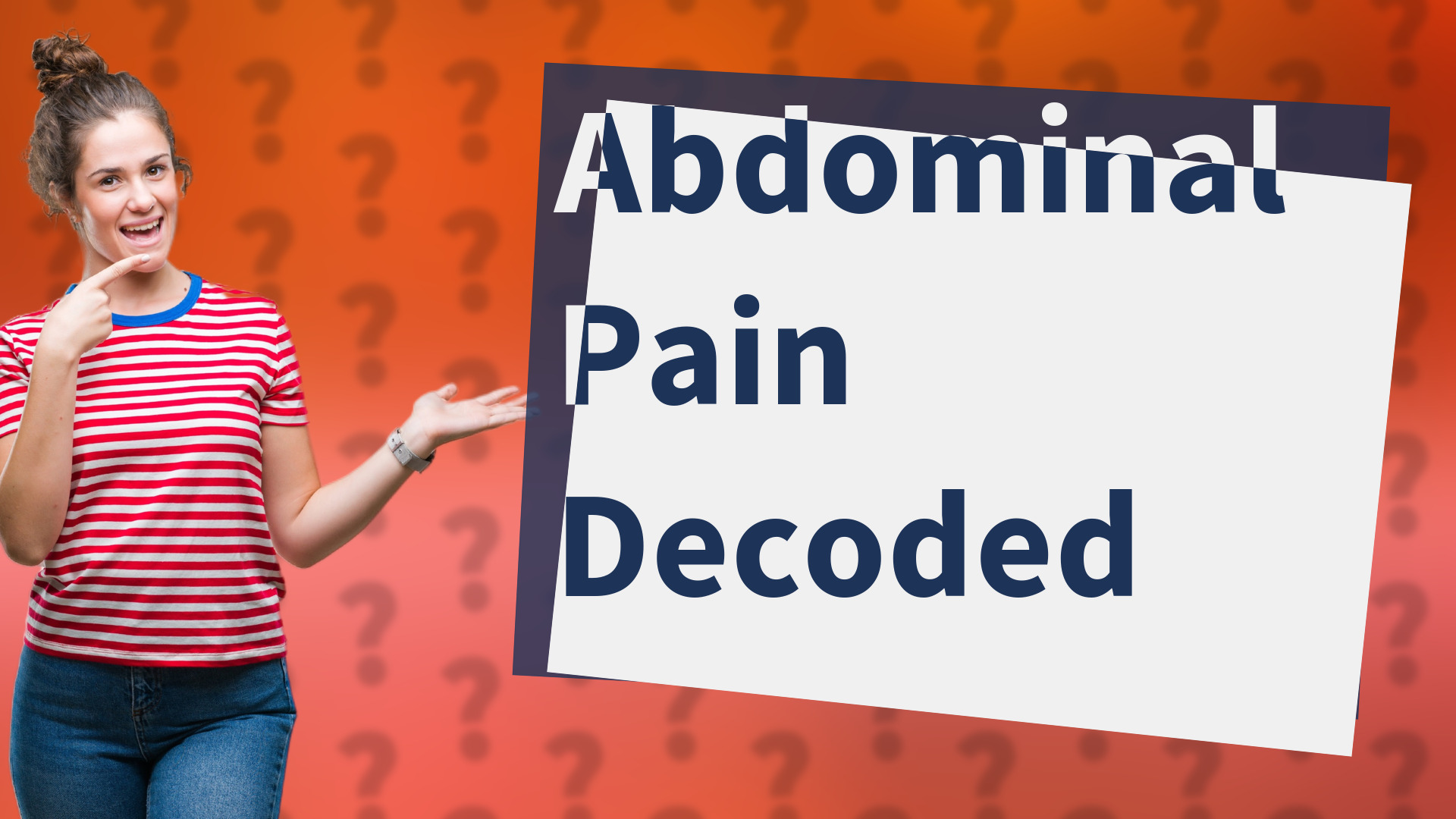 Abdominal Pain Decoded