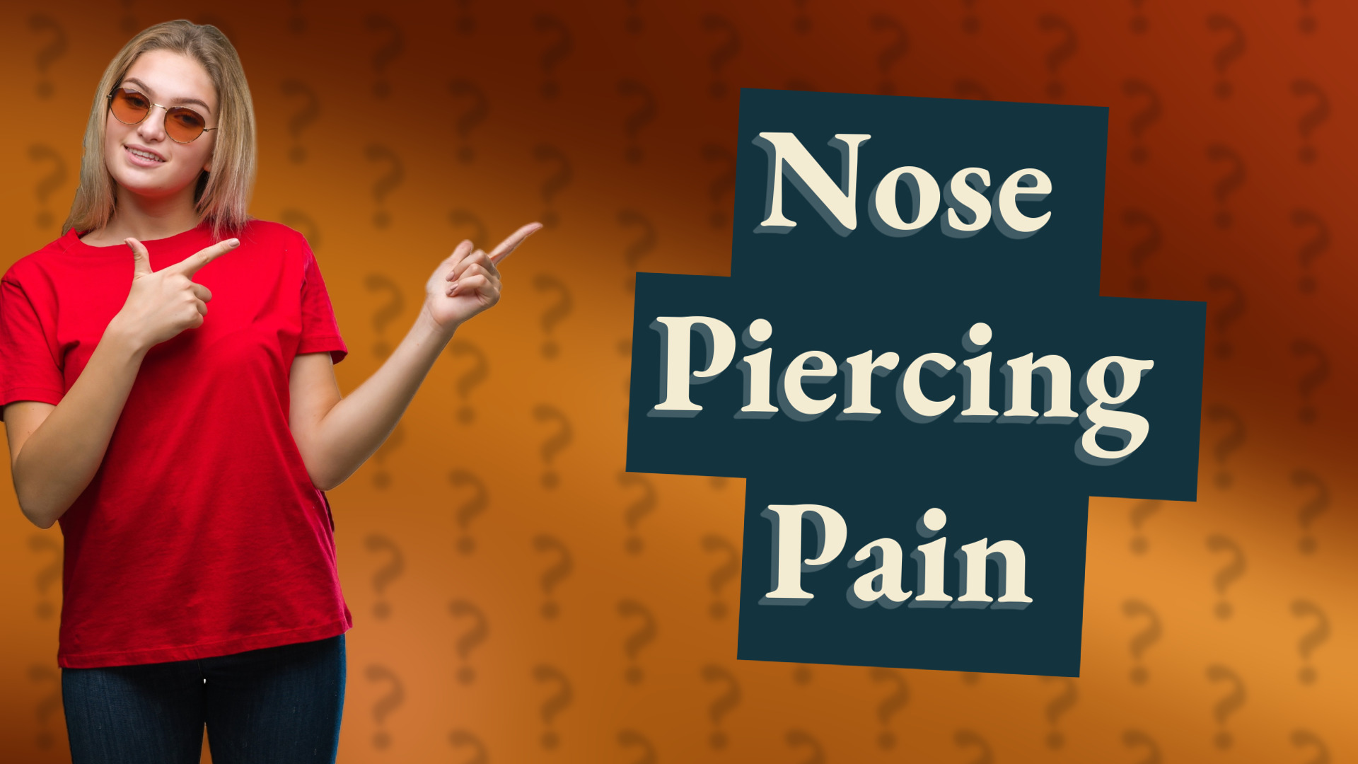 Nose Piercing Pain