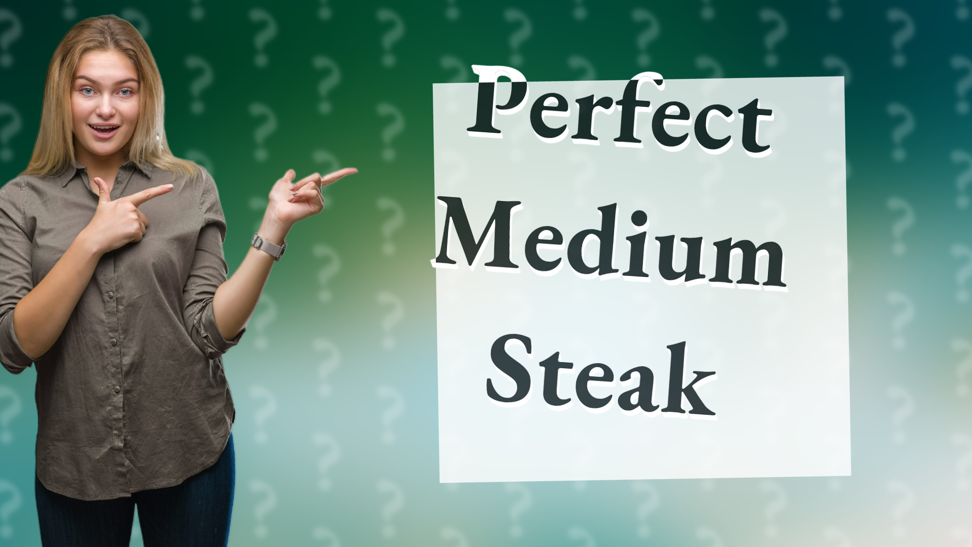 Perfect Medium Steak