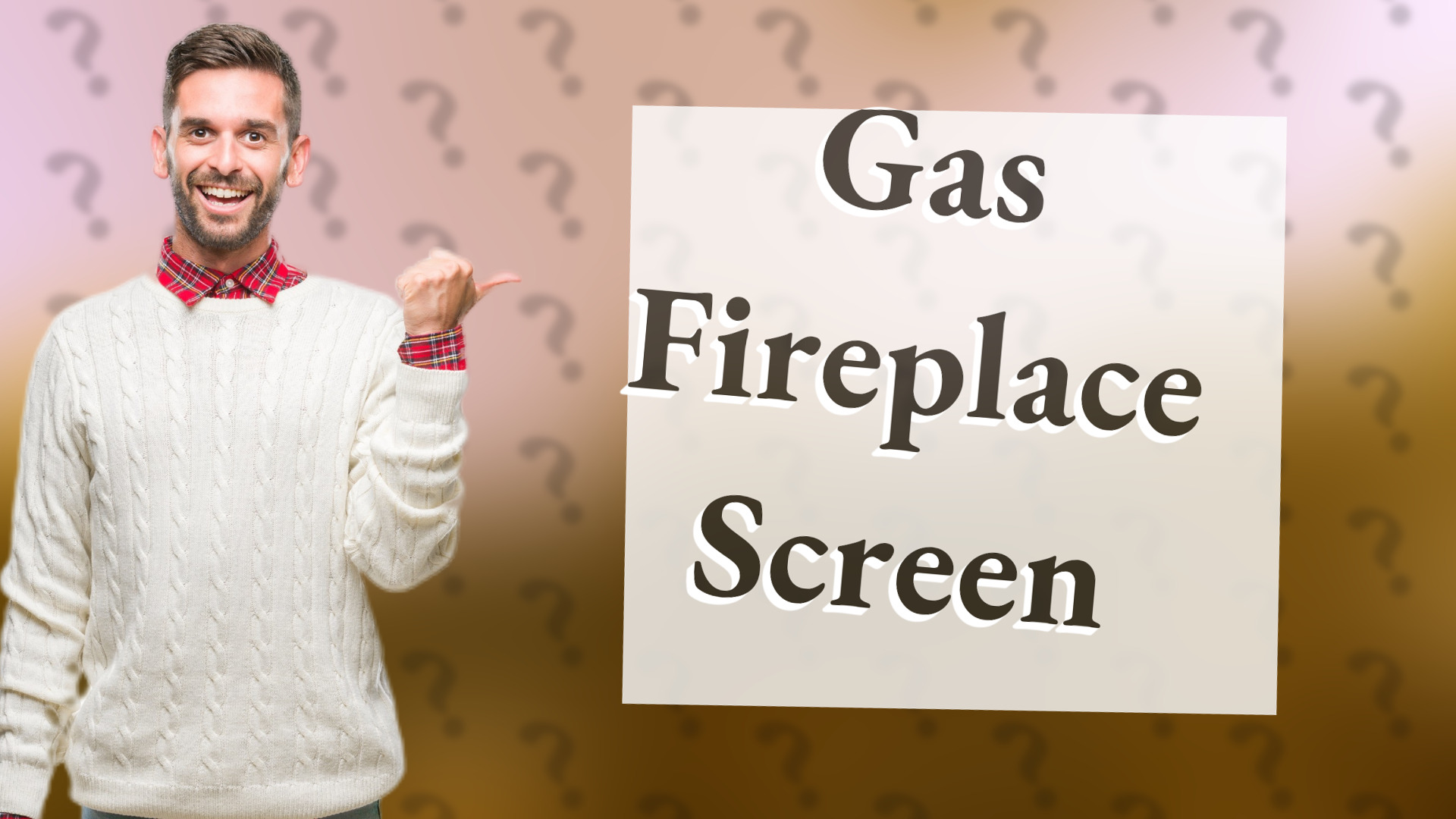 Gas Fireplace Screen