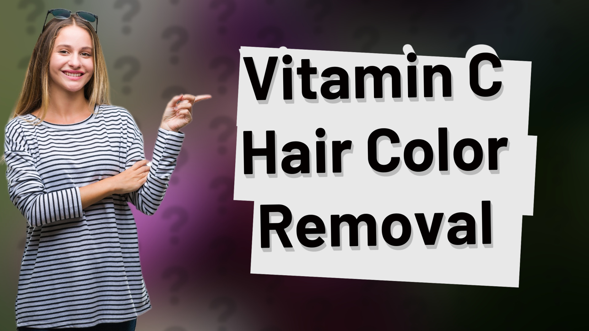 Vitamin C Hair Color Removal