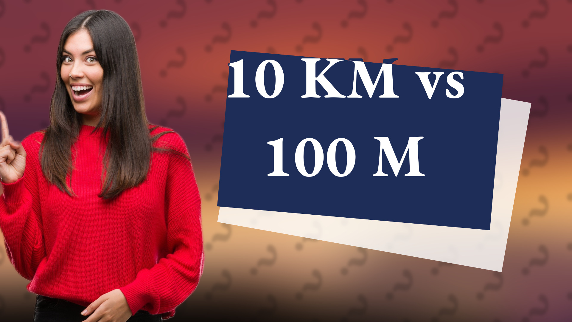 10 KM vs 100 M