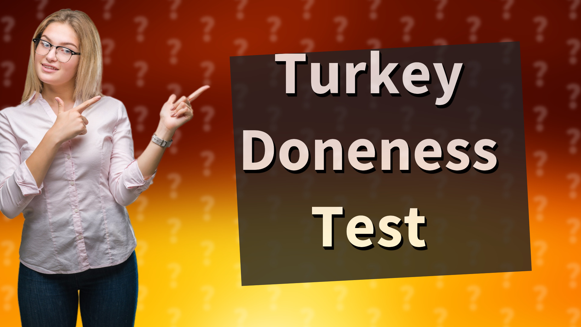 Turkey Doneness Test