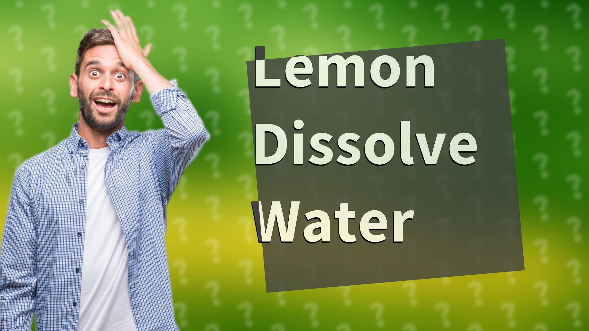 Lemon Dissolve Water