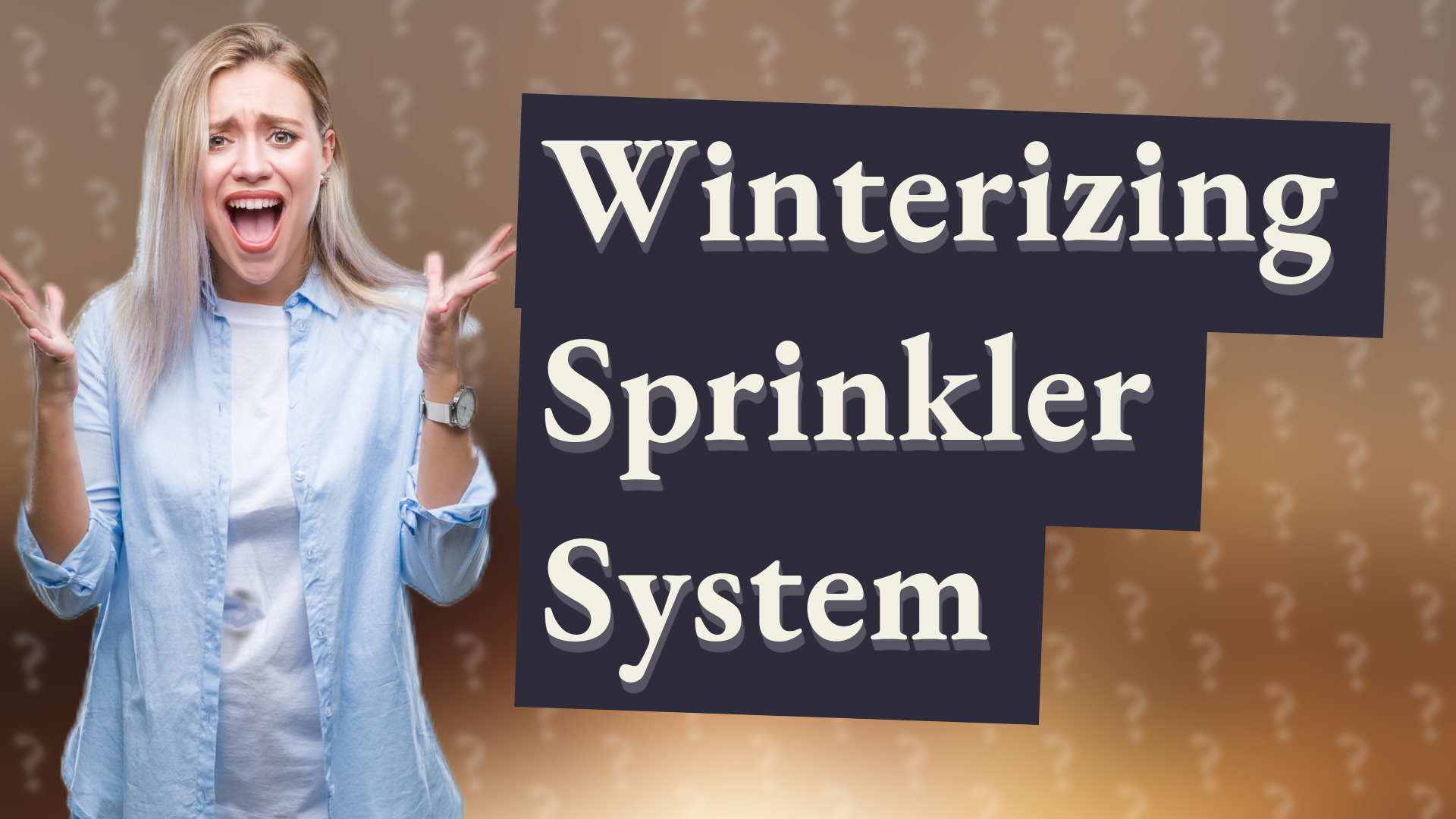 Winterizing Sprinkler System