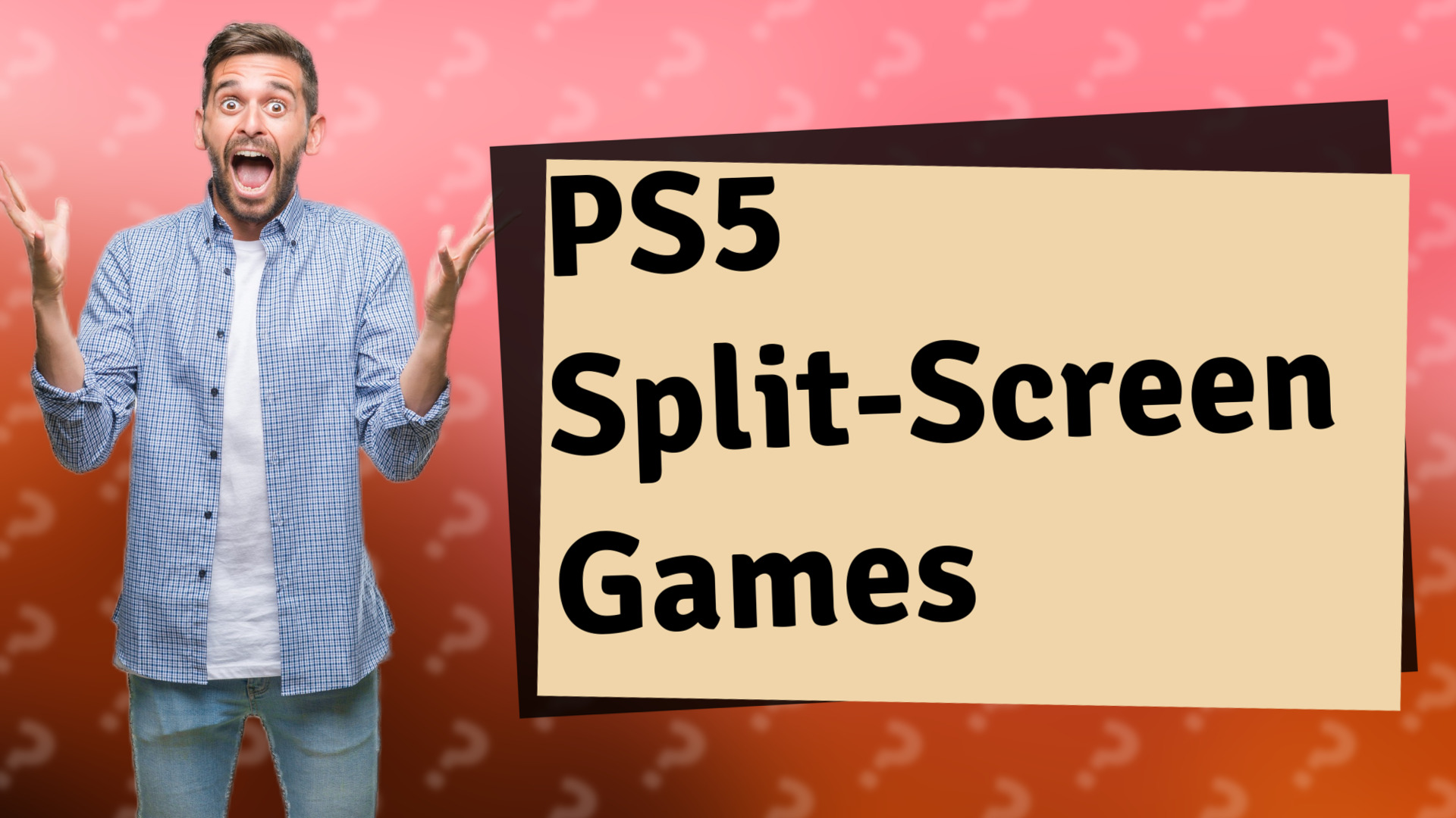 PS5 Split-Screen Games