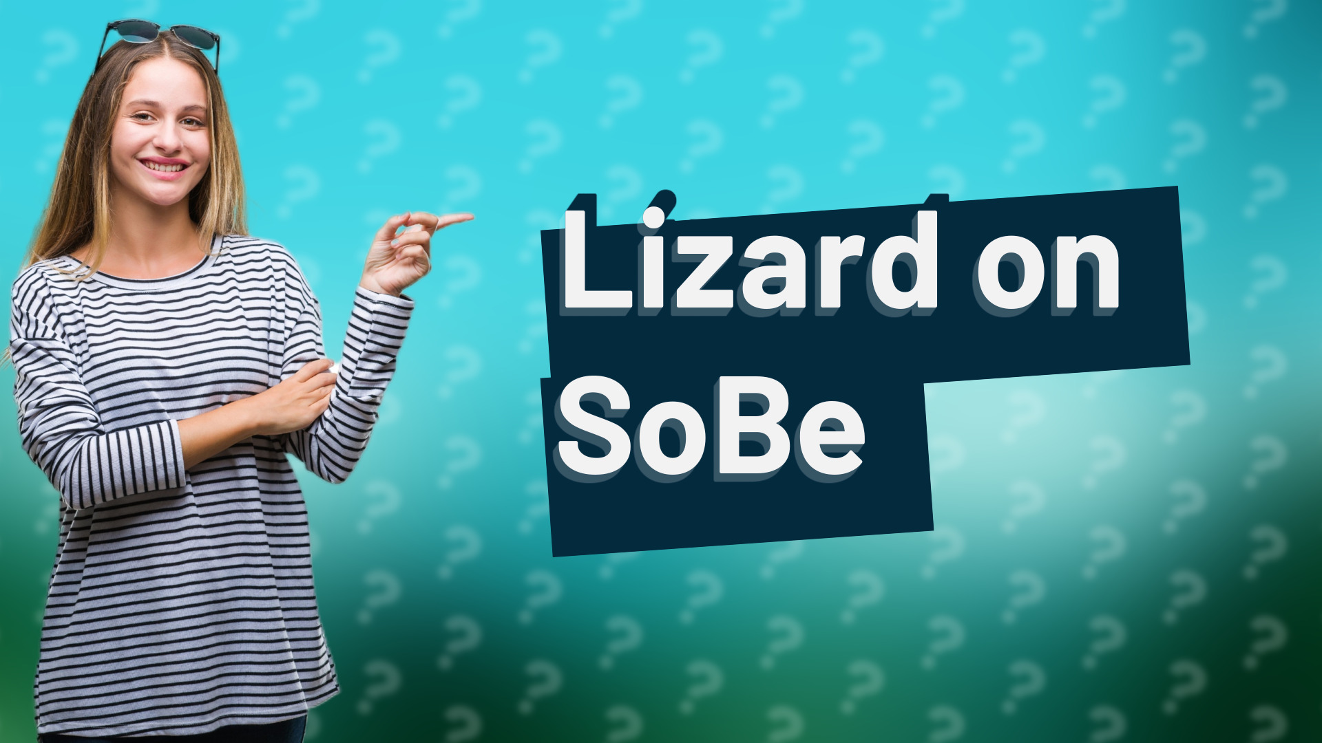 Lizard on SoBe