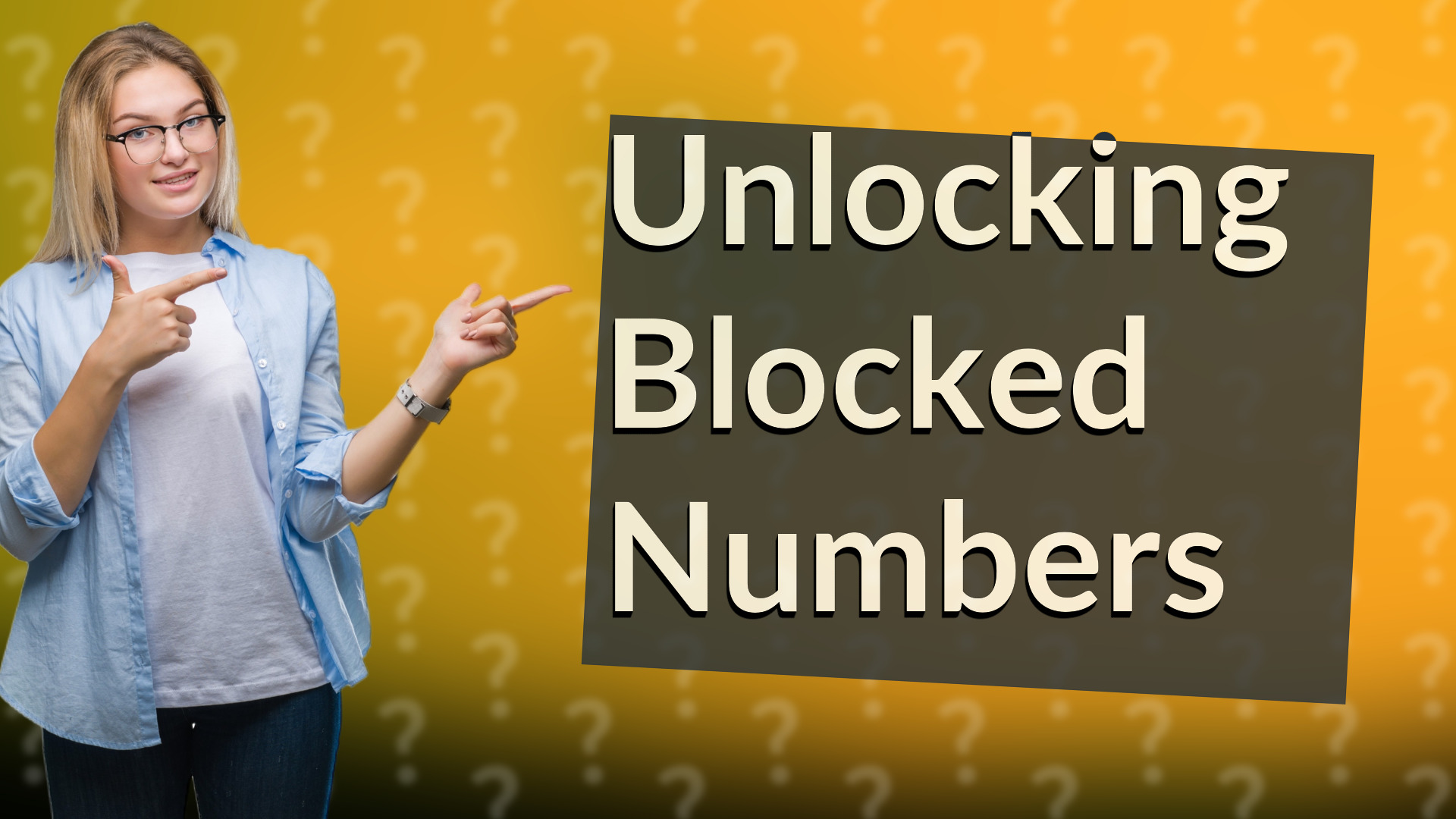 Unlocking Blocked Numbers
