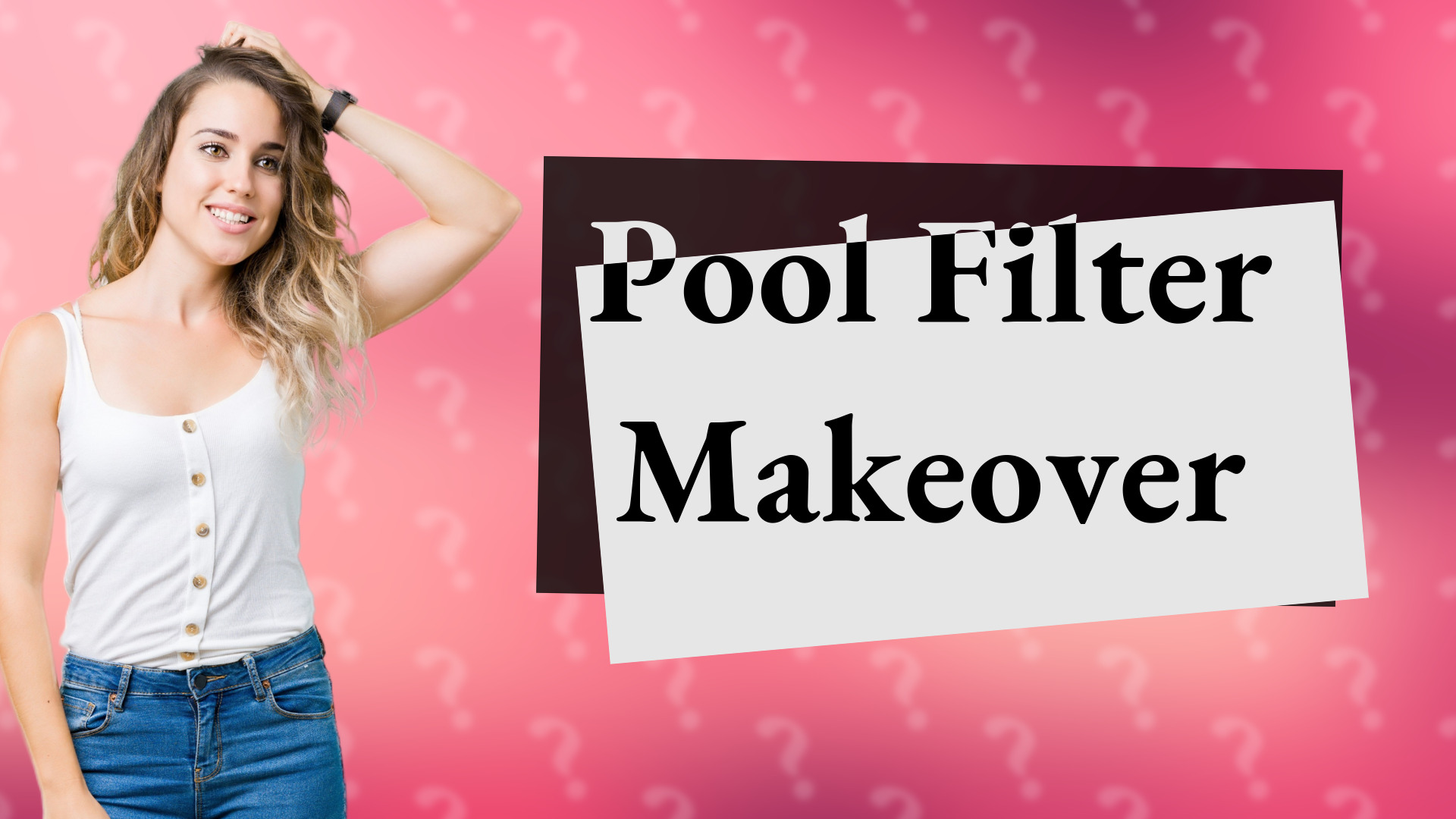 Pool Filter Makeover