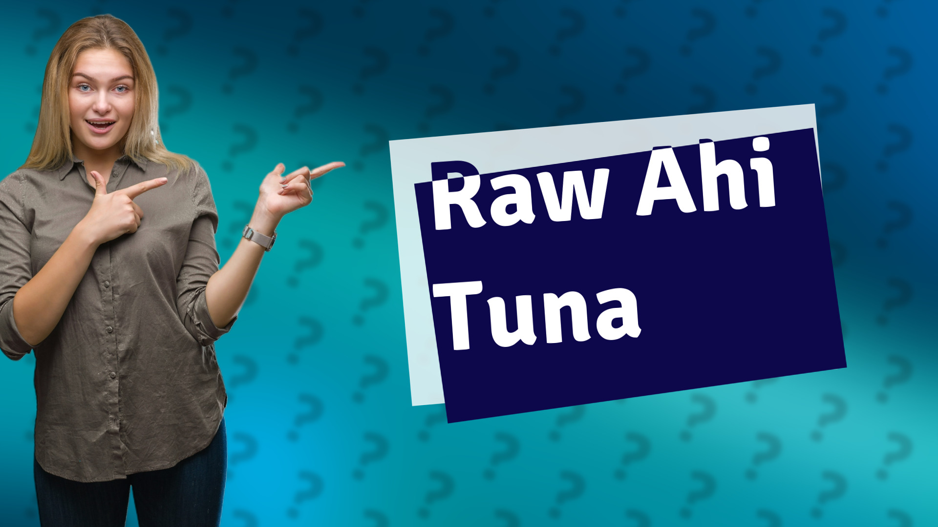 Raw Ahi Tuna