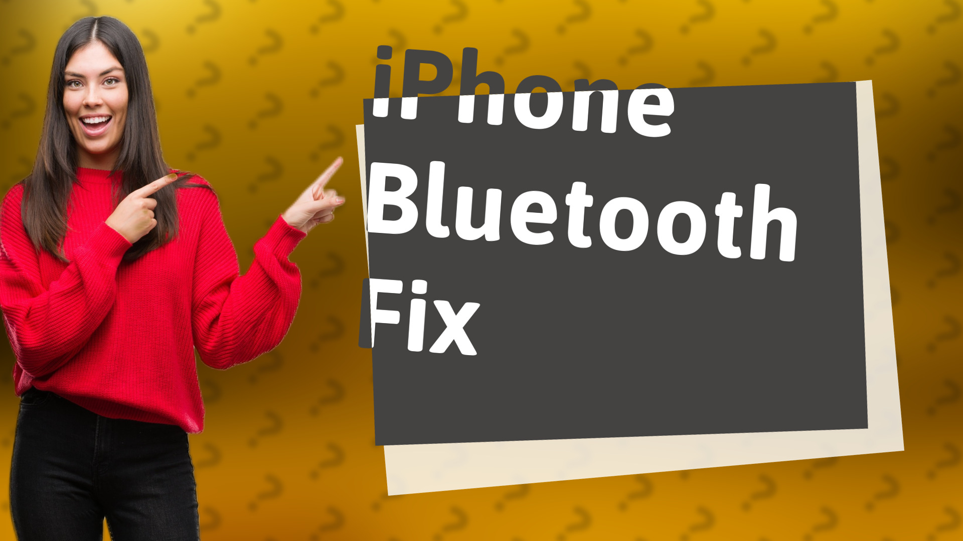 iPhone Bluetooth Fix