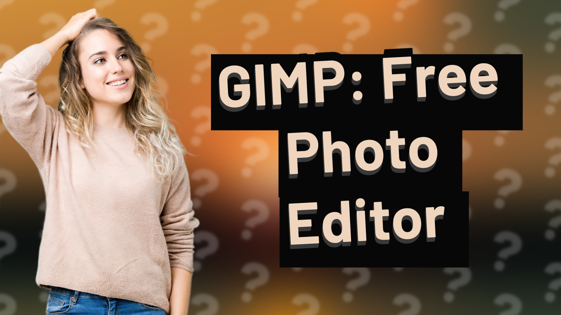 GIMP: Free Photo Editor