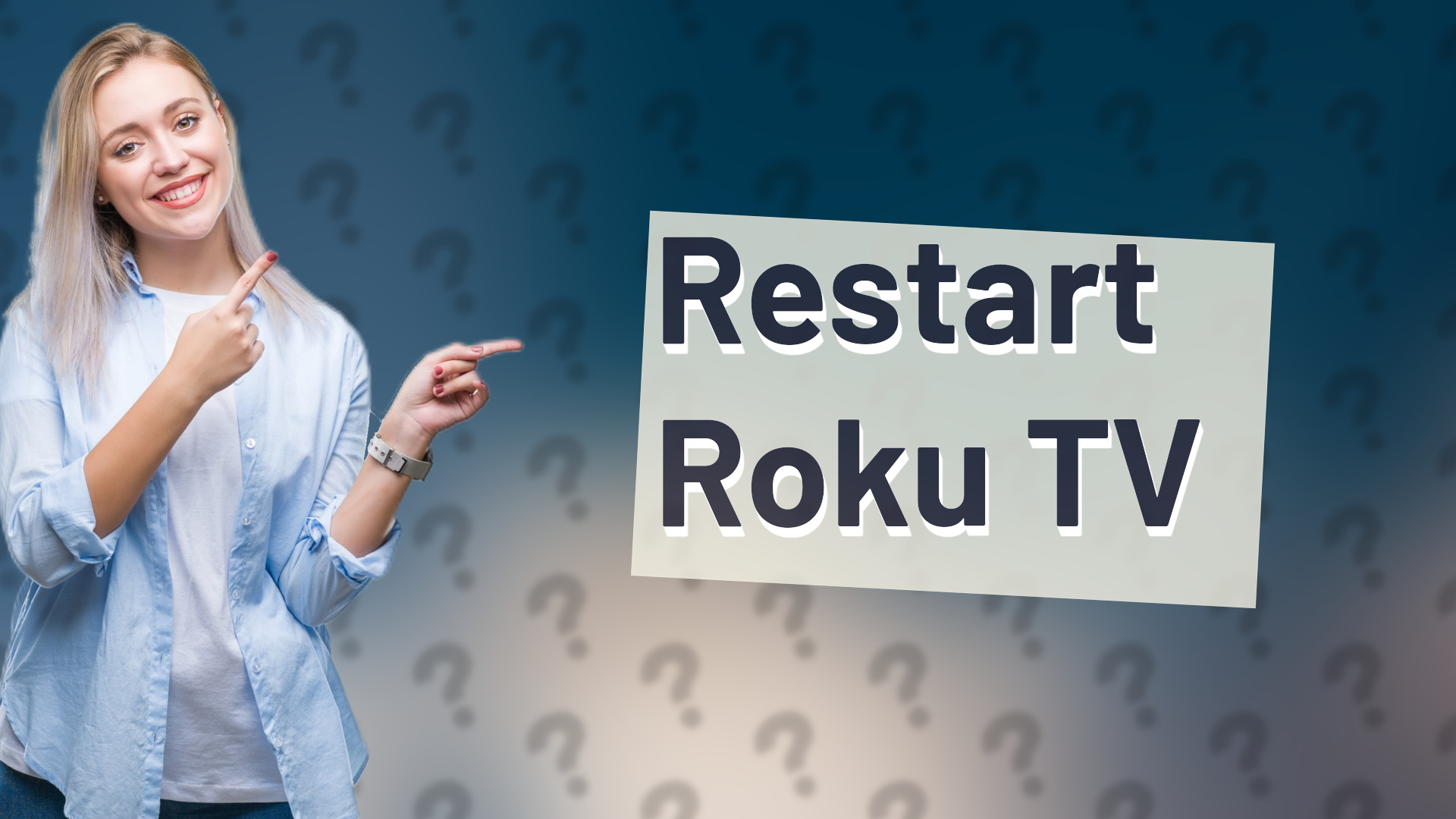 Restart Roku TV