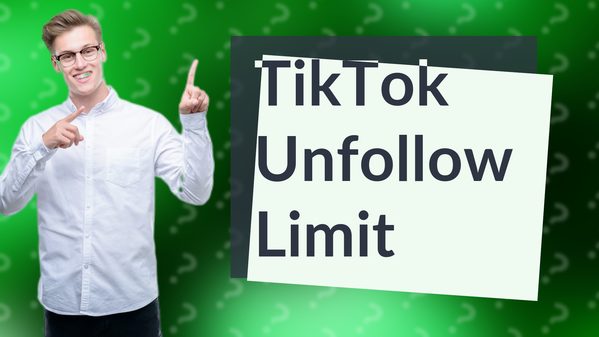 TikTok Unfollow Limit