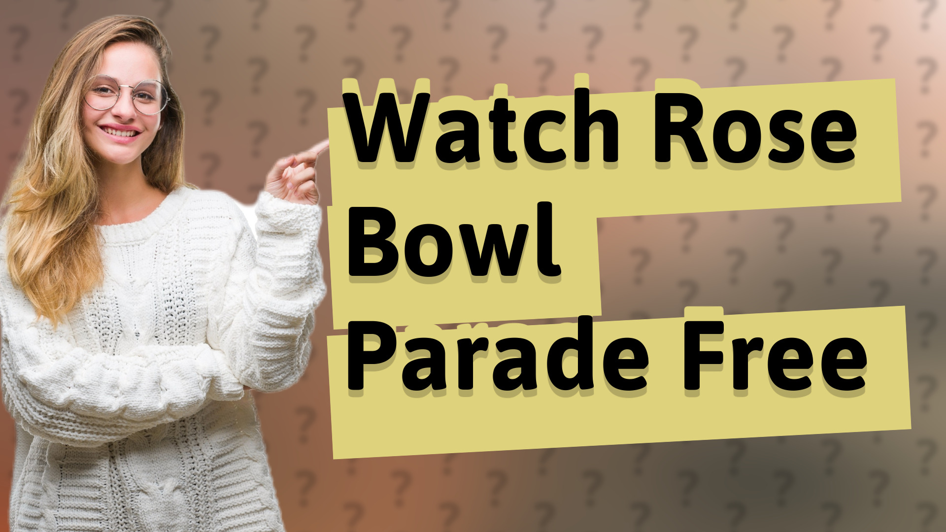 Watch Rose Bowl Parade Free