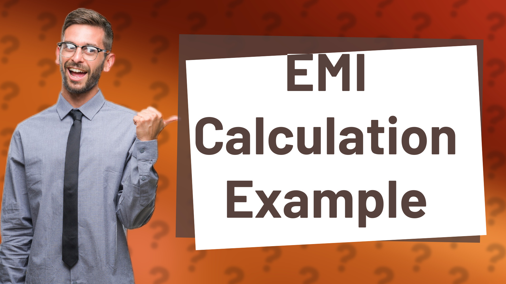 EMI Calculation Example