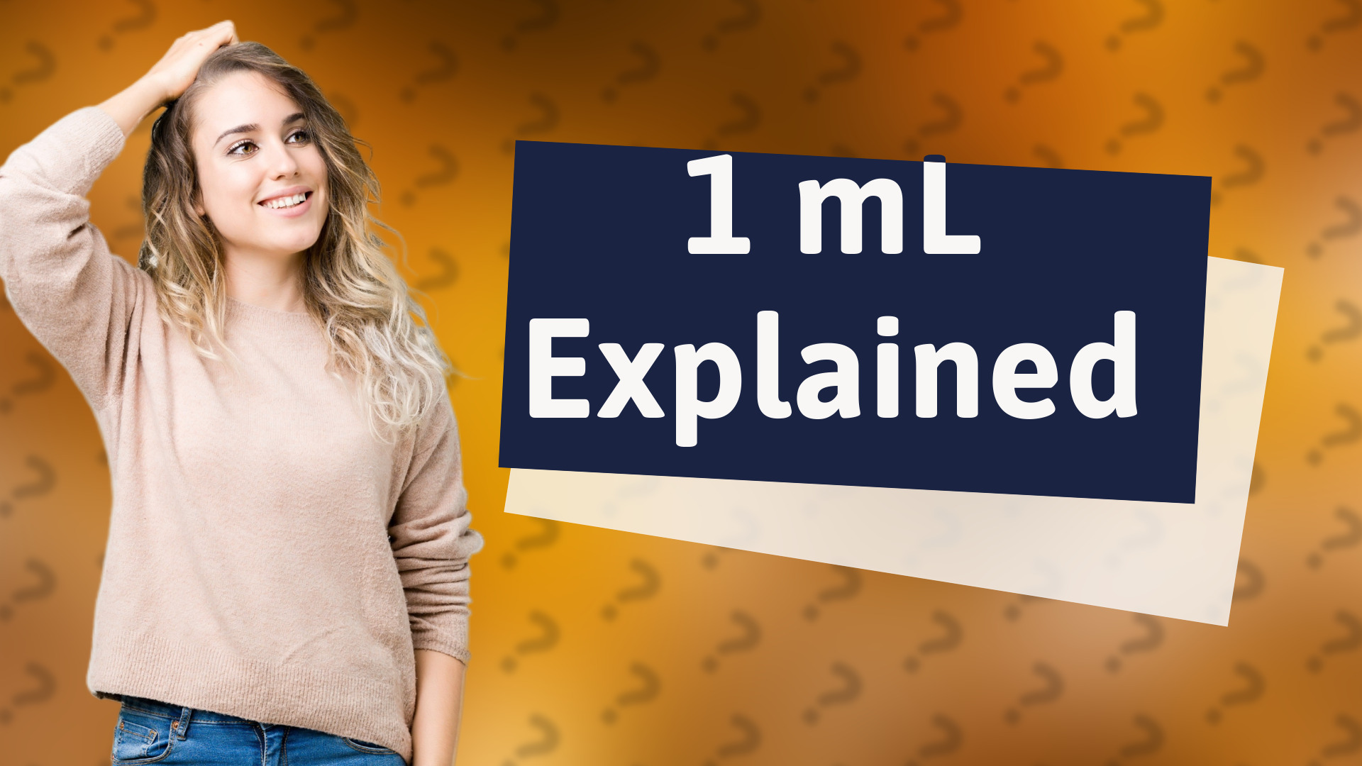 1 mL Explained