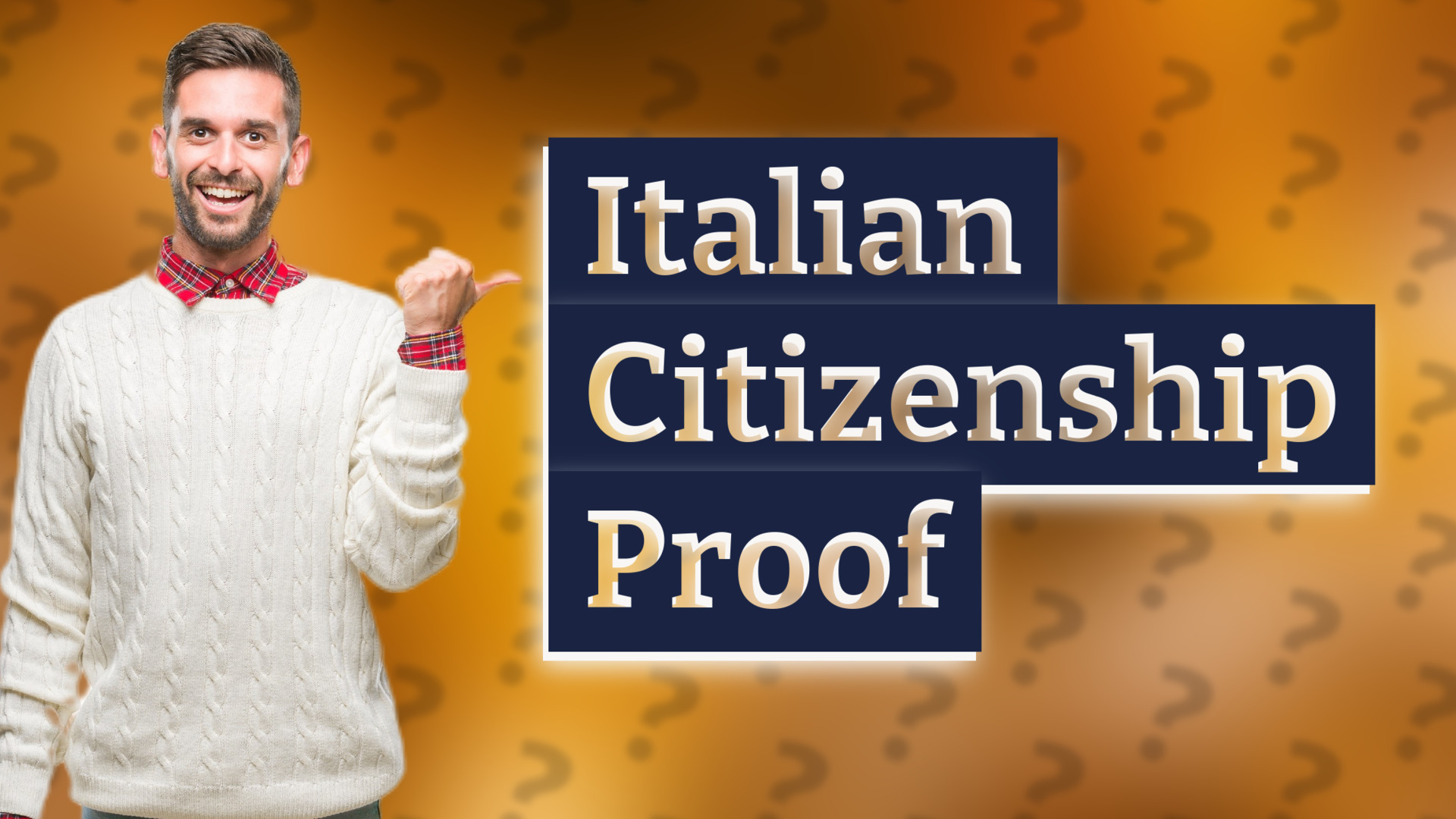 Italian Citizenship Proof