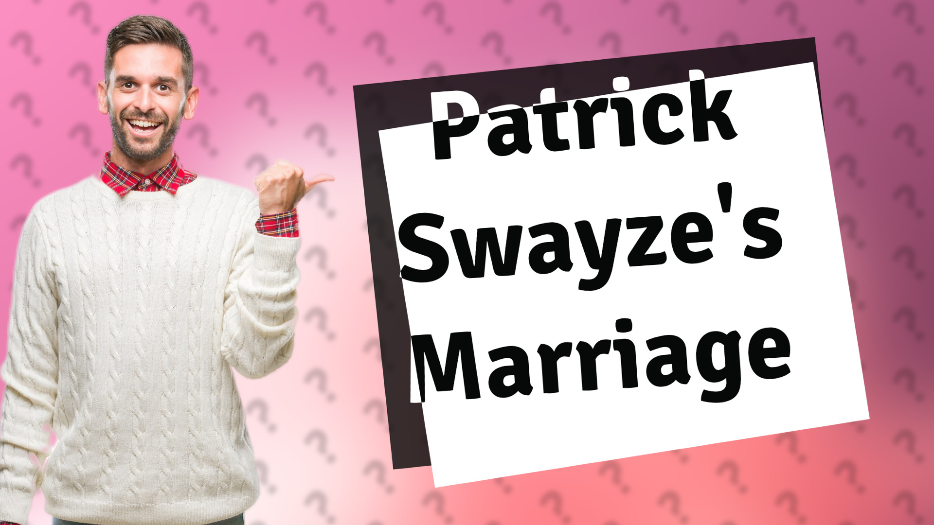 Patrick Swayze's Marriage